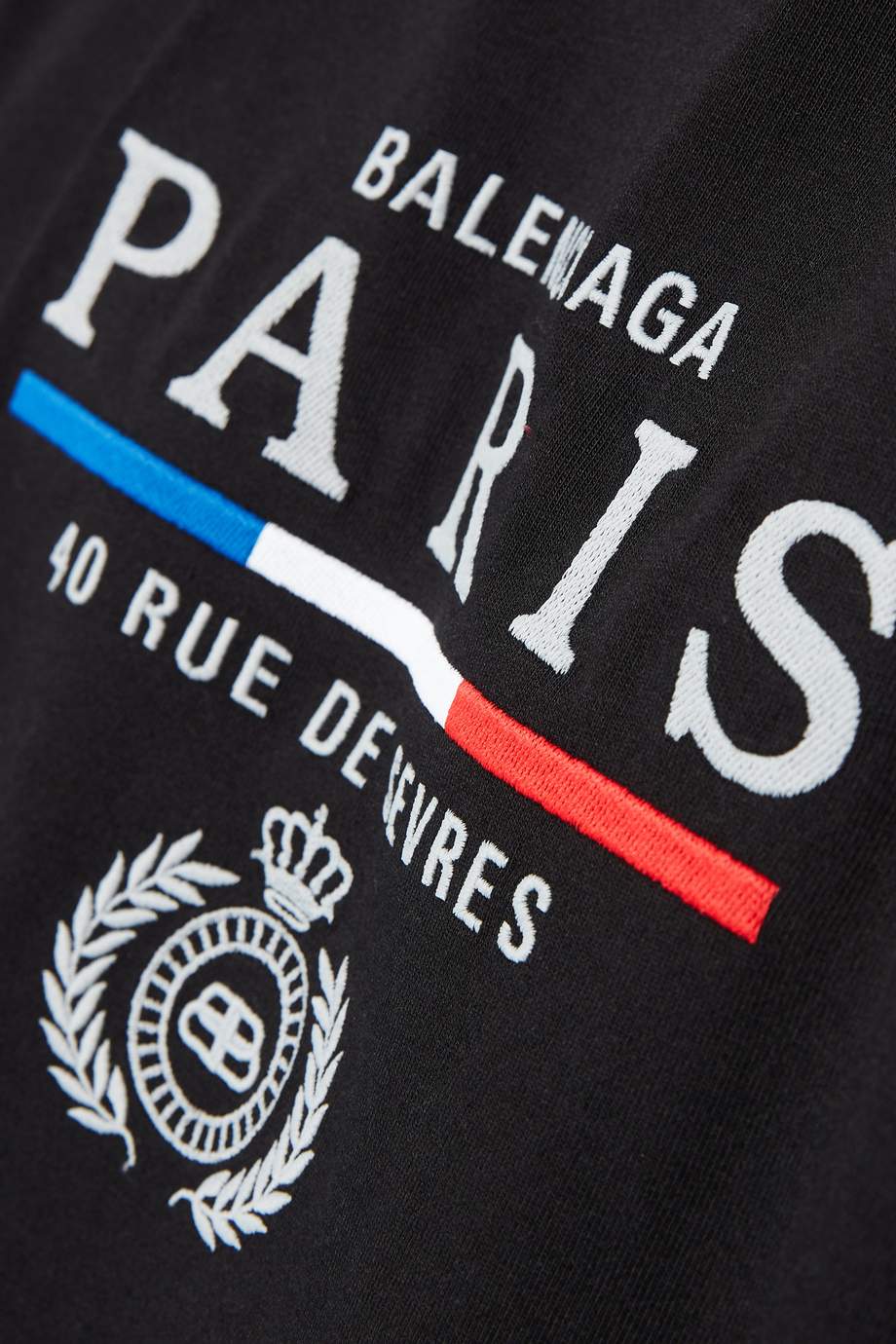Shop Balenciaga Black BB Paris Logo Print T-Shirt for Men | Ounass UAE