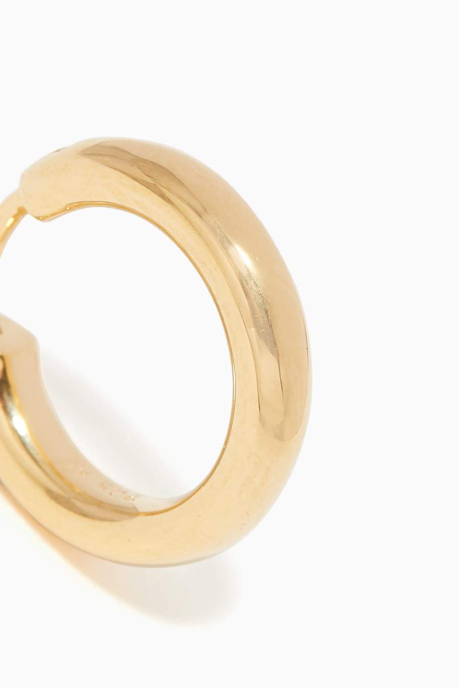 Missoma gold mini tunnel hoops