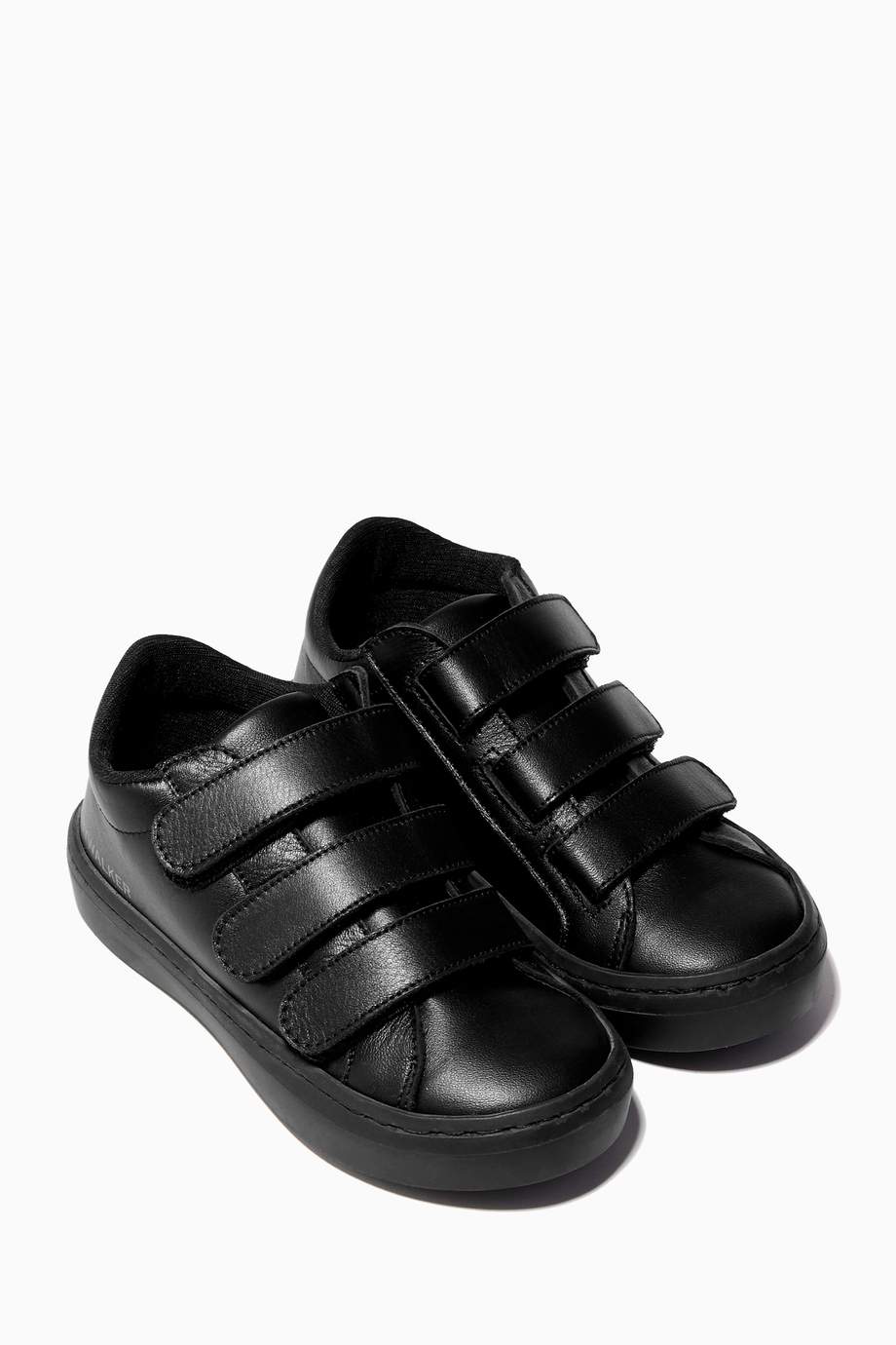 infant black trainers velcro