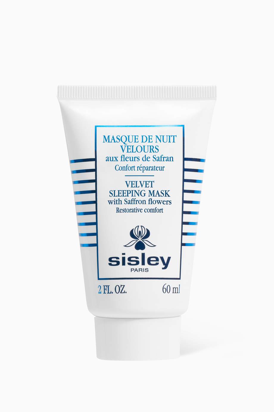 Shop Sisley Multicolour Velvet Sleeping Mask with Saffron Flowers for