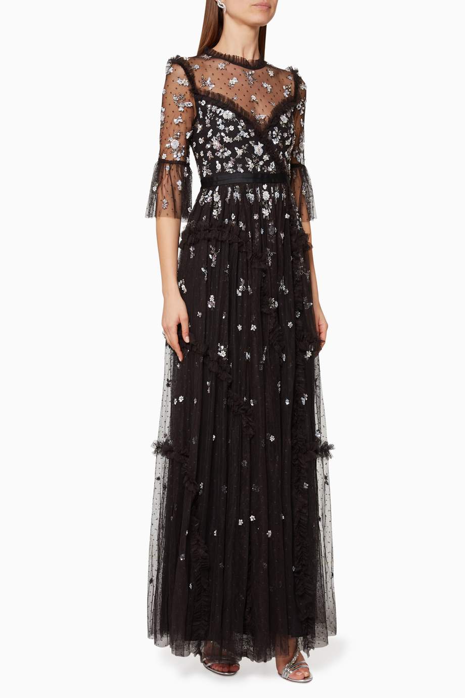 shimmer gown for women