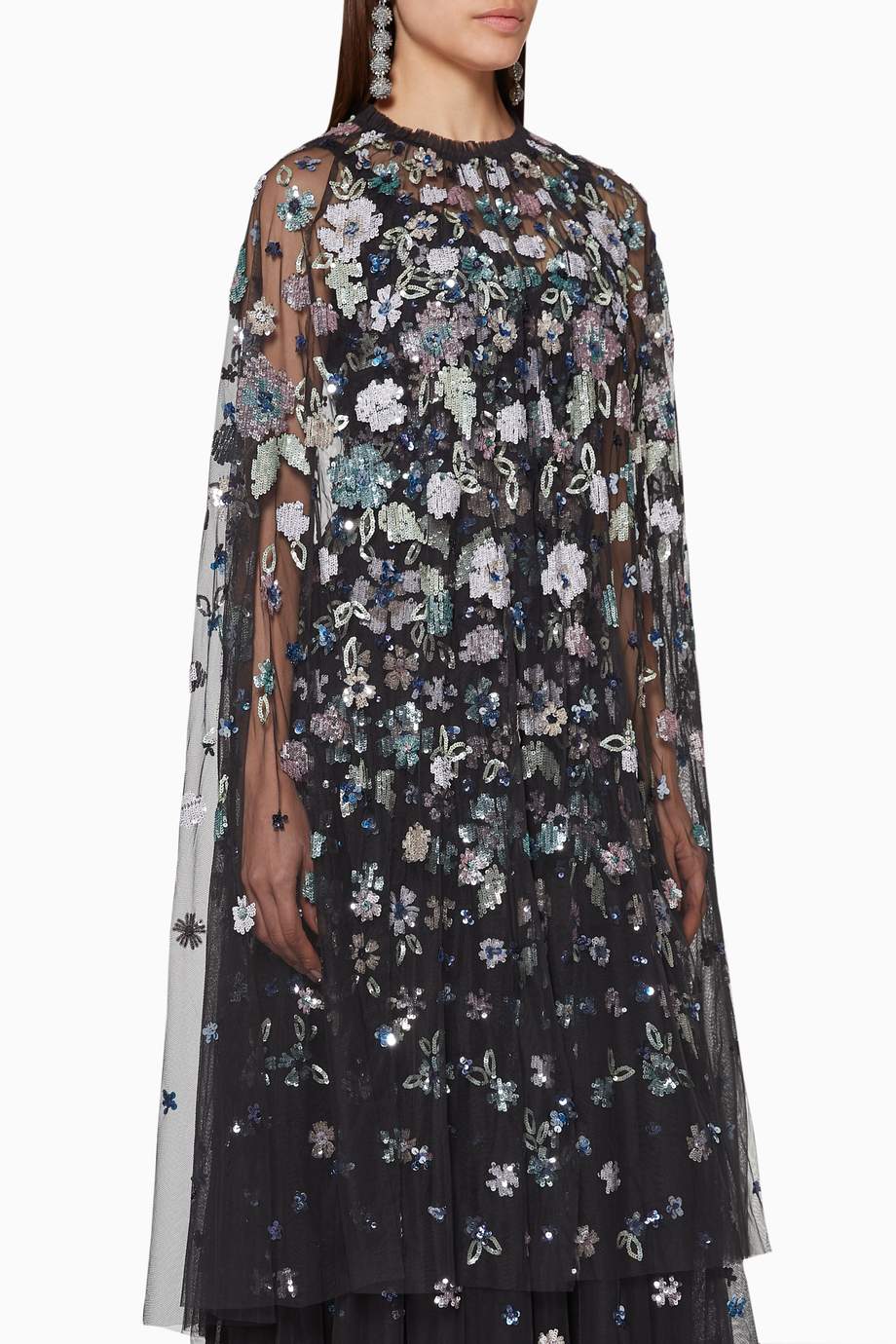needle and thread wildflower sequin gown