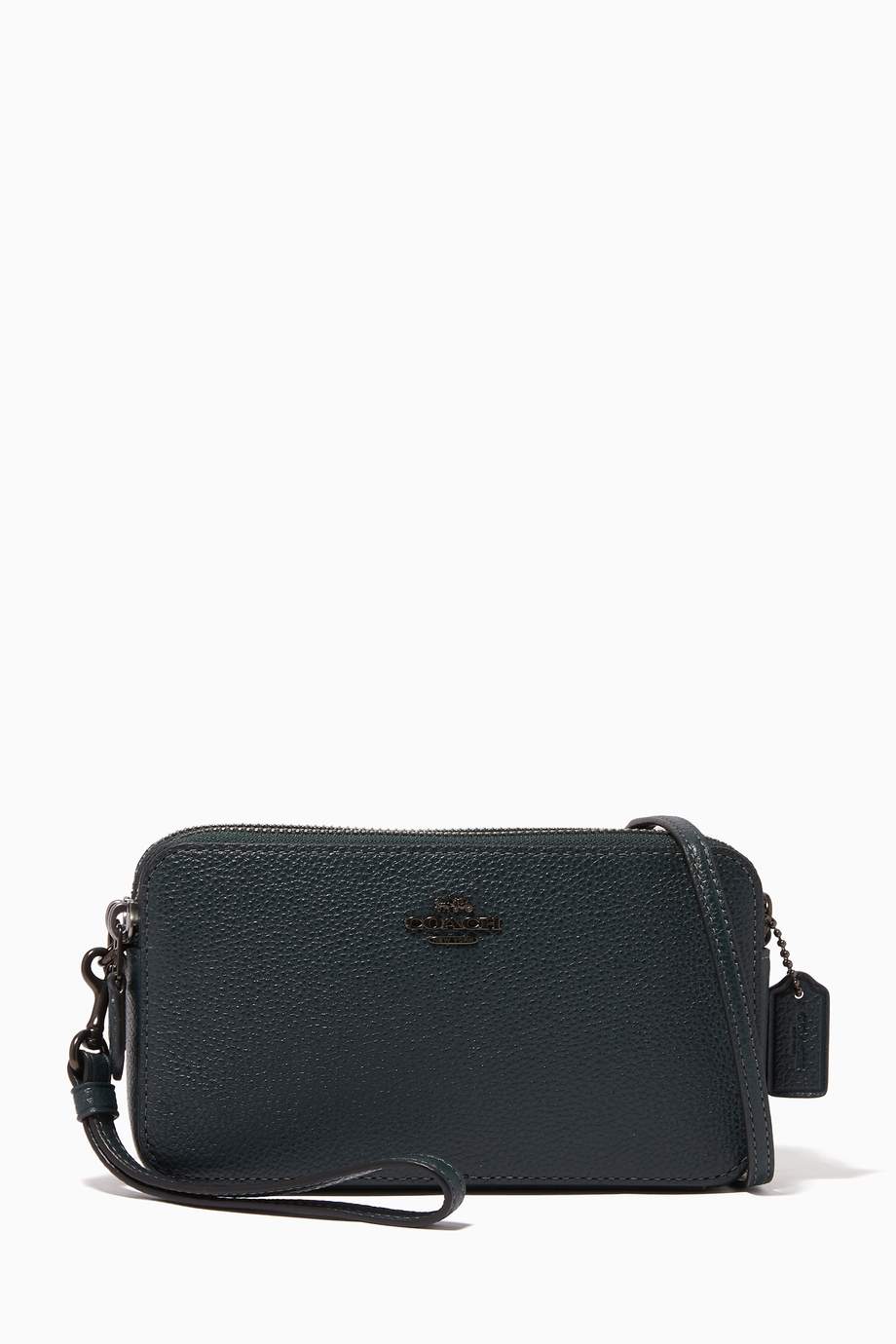 Coach Kira Leather Cross Body Bag Blackout