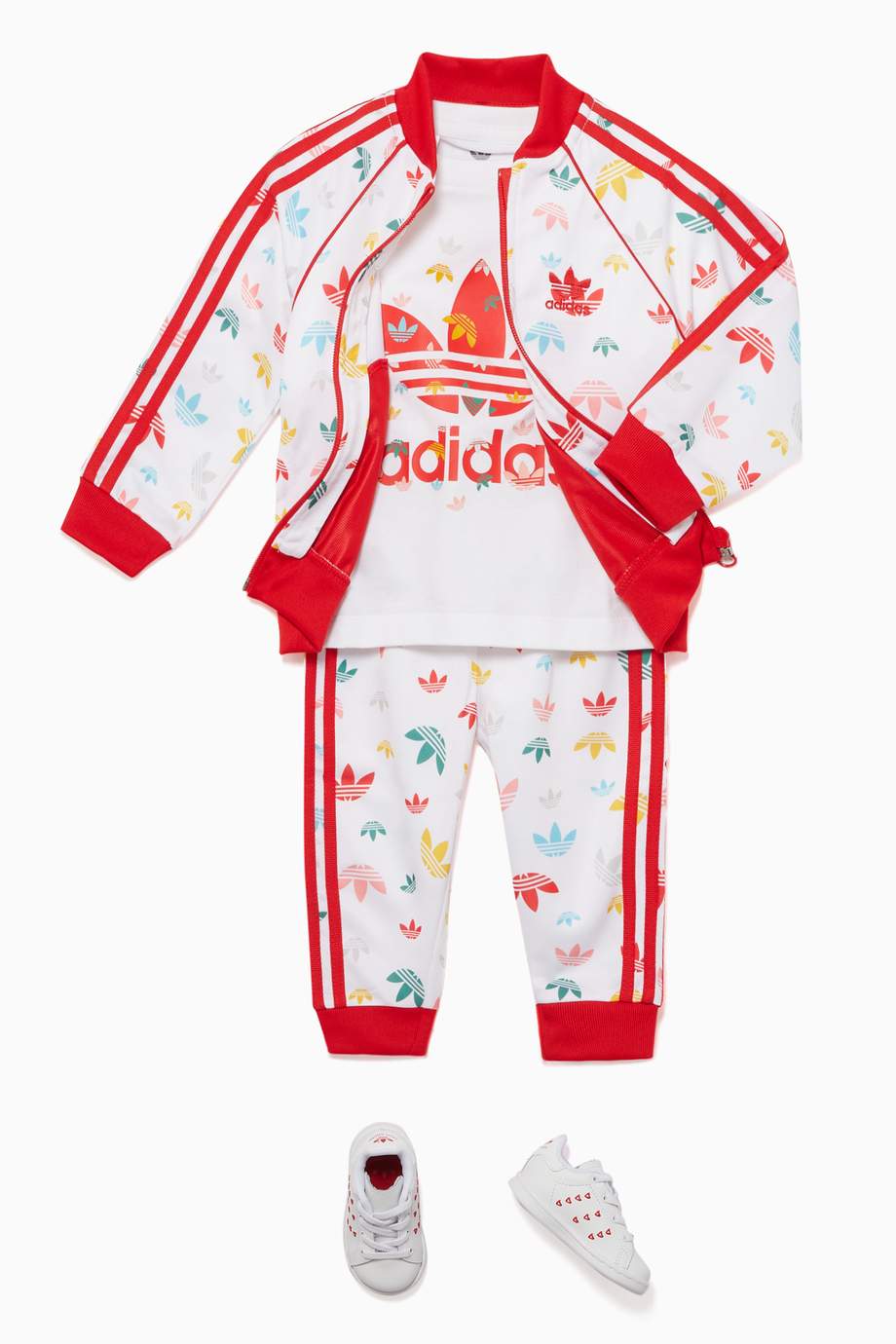adidas Kids Originals All Over Print Superstar Tracksuit Sneakers