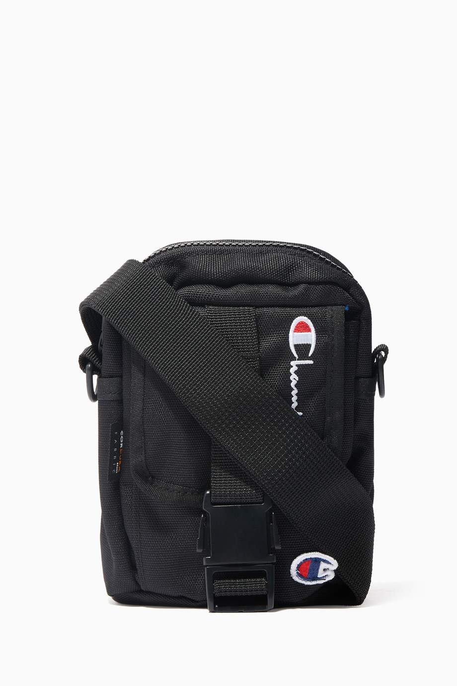 Shop Champion Black Small Shoulder Bag for Men Ounass UAE