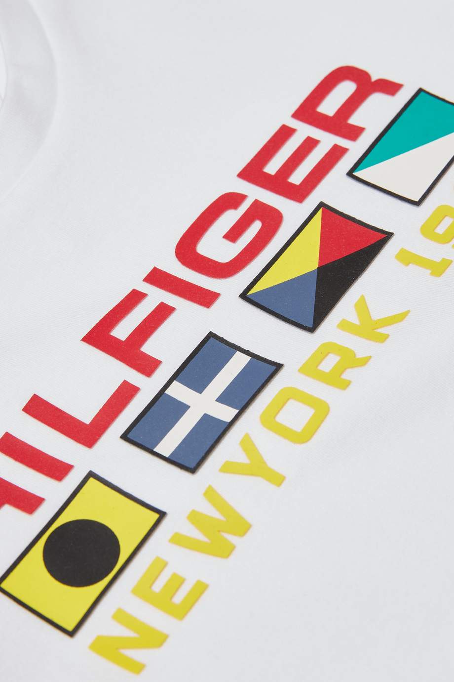 Shop Tommy Hilfiger White Sailing Gear TShirt for Kids Ounass UAE