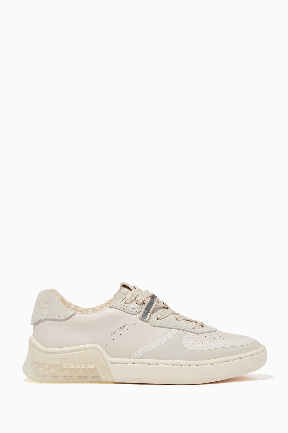 Shop Coach White Citysole Court Sneakers in Leather for Women | Ounass UAE