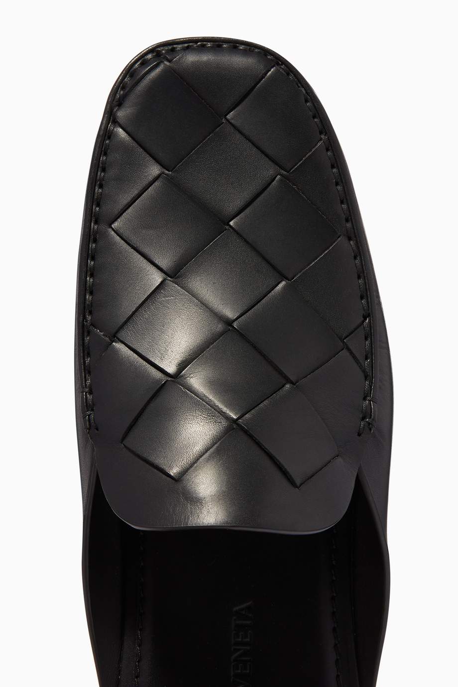 leather backless slippers