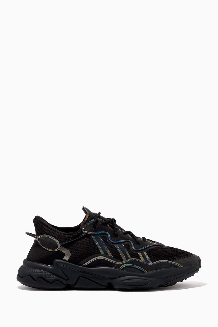 Shop adidas Originals Black Ozweego Knit Sneakers for Men | Ounass