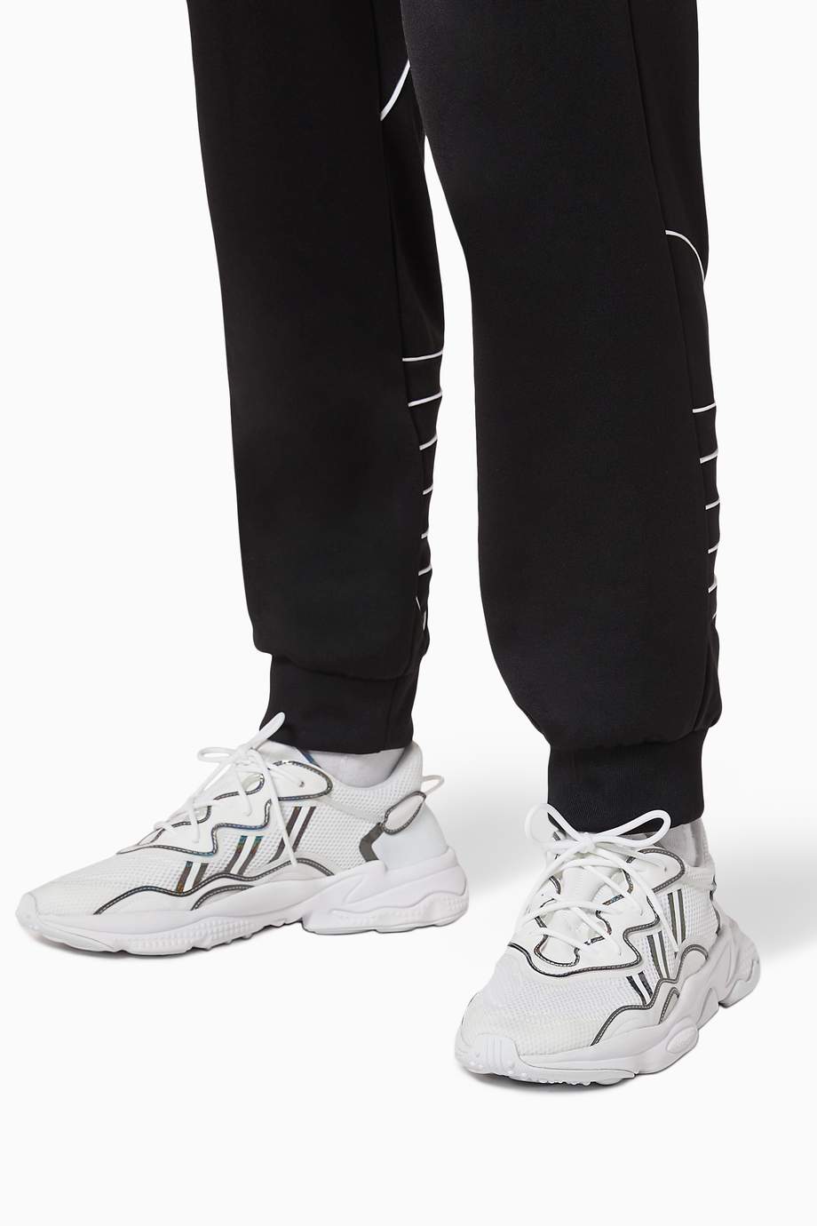 Shop adidas Originals White Ozweego Knit Sneakers for Men | Ounass UAE