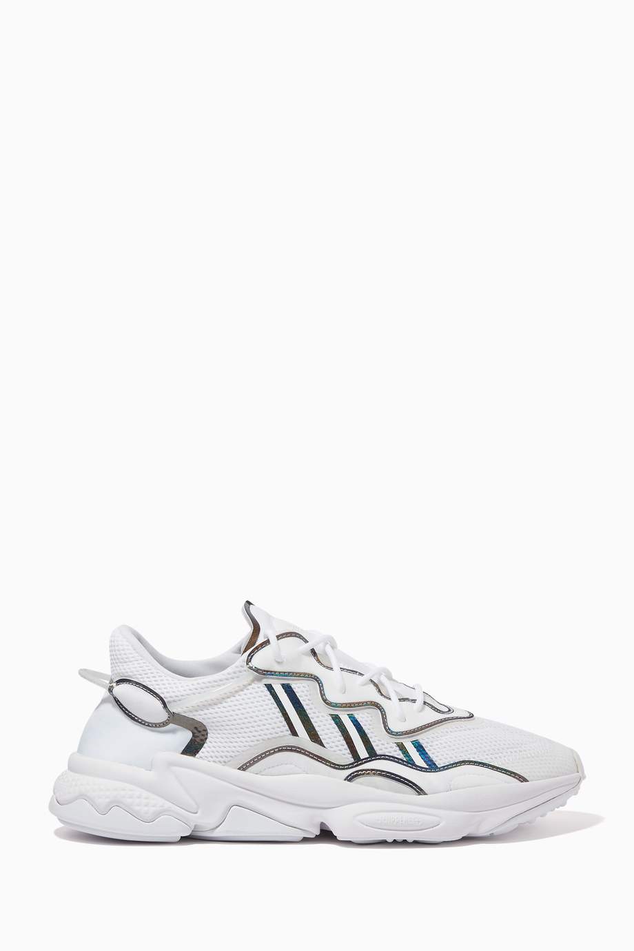 Shop adidas Originals White Ozweego Knit Sneakers for Men | Ounass Saudi
