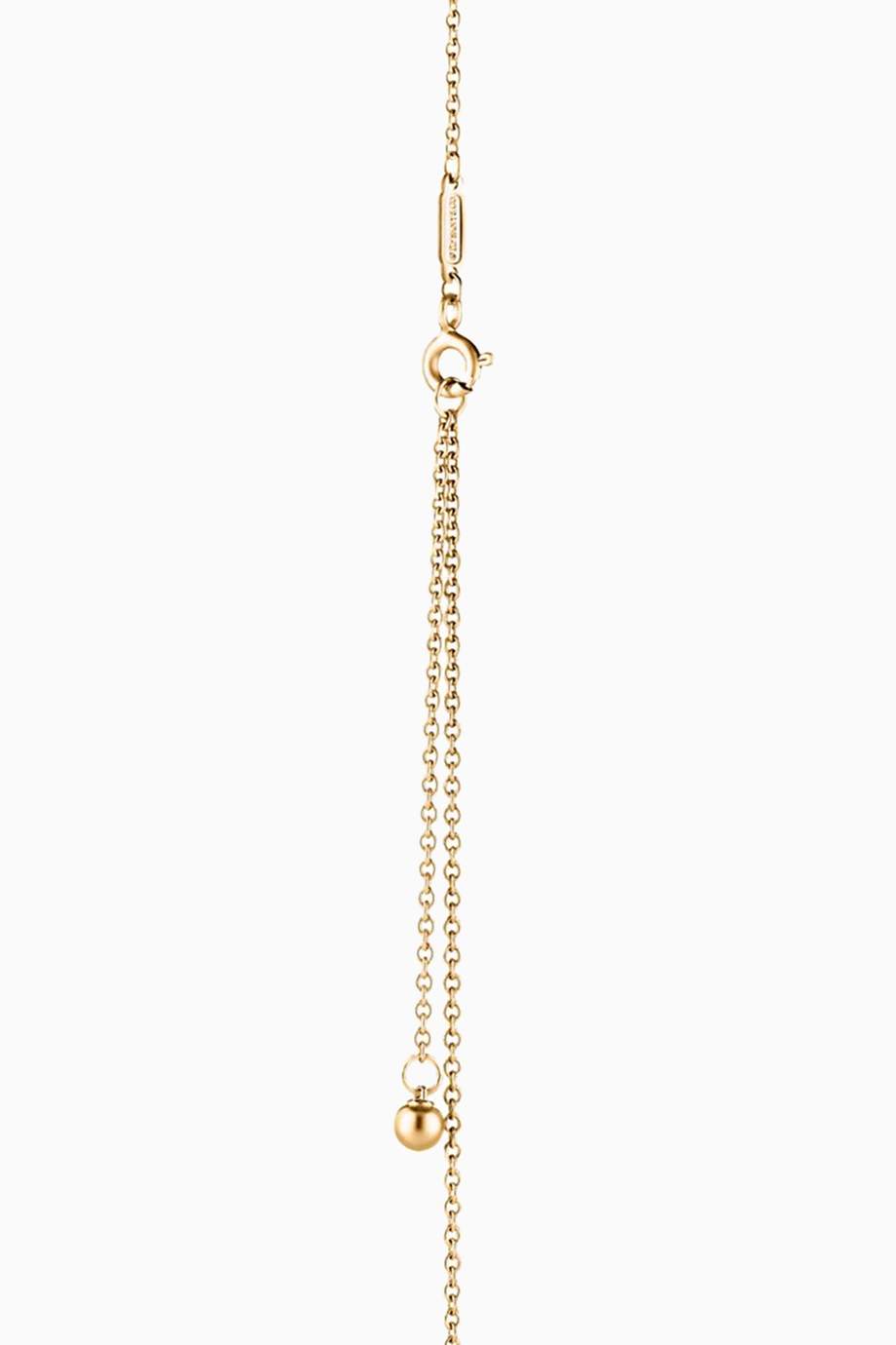 Shop Tiffany & Co. Gold Tiffany HardWear Ball Pendant in 18kt Gold for ...