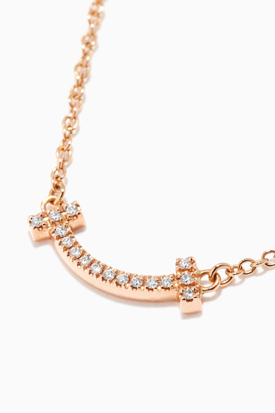 Tiffany smile necklace mini clearance