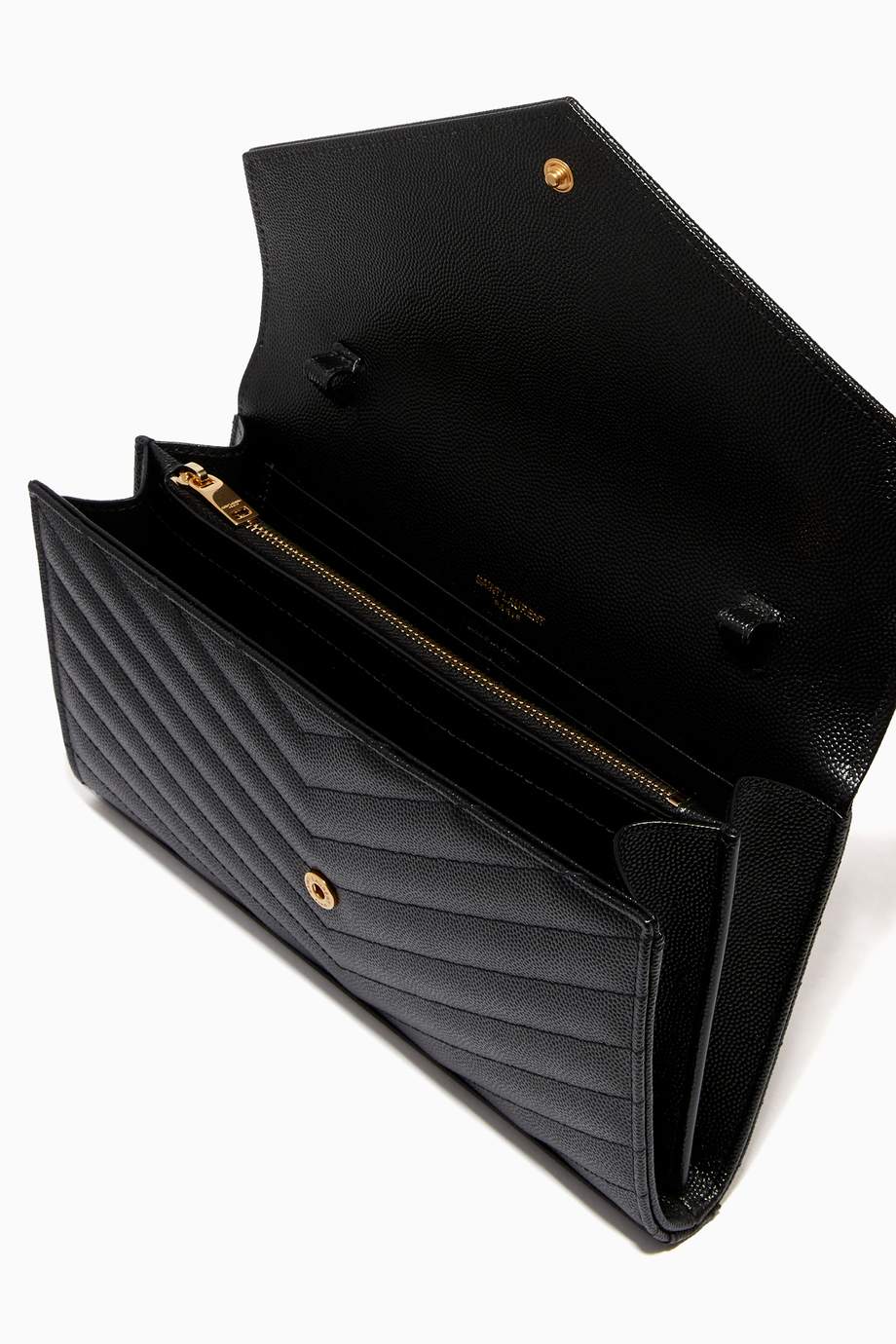 grain de poudre embossed leather