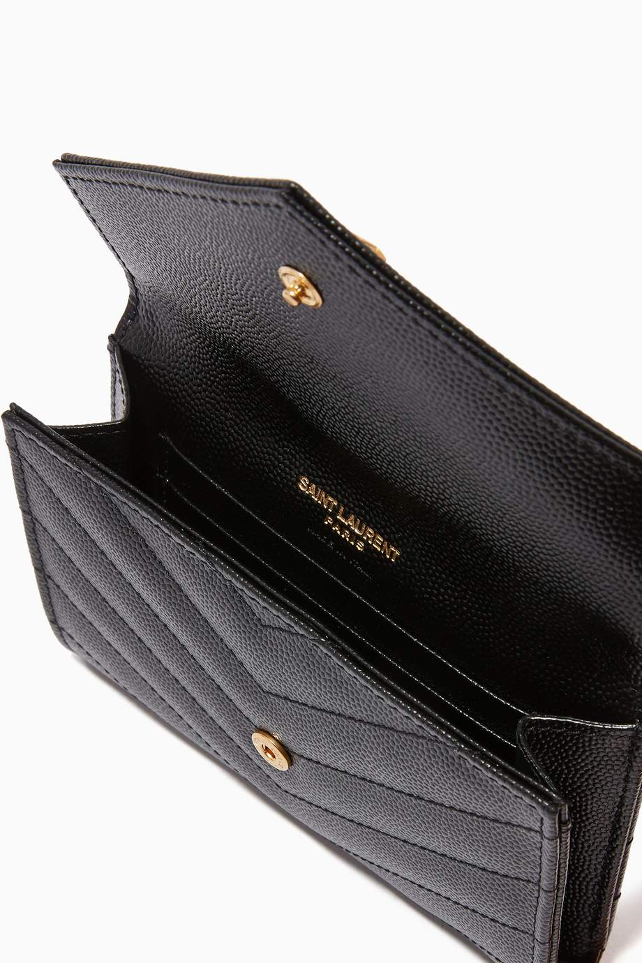 grain de poudre embossed leather