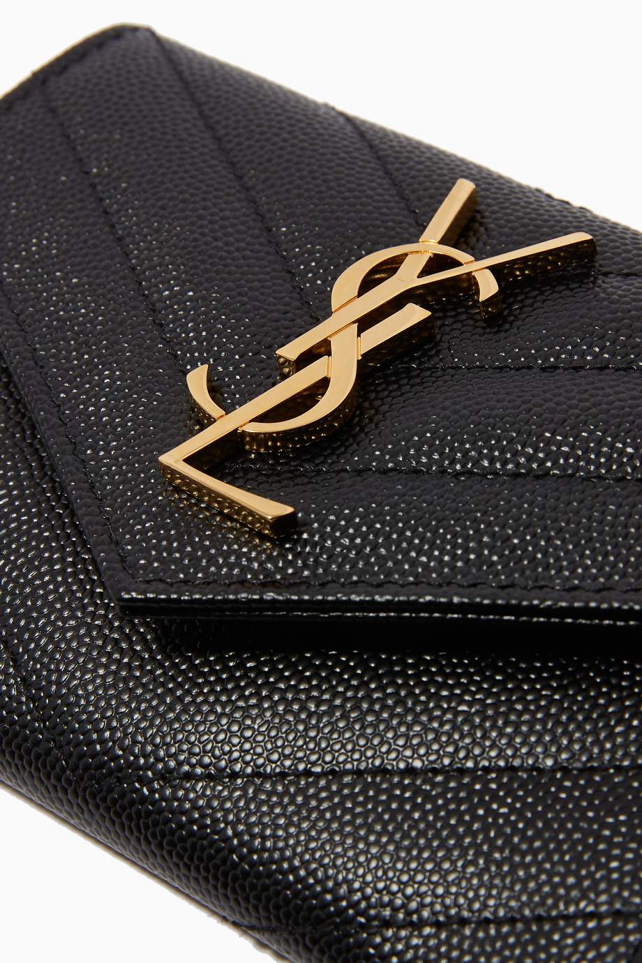 monogramme small grain de poudre ysl envelope wallet