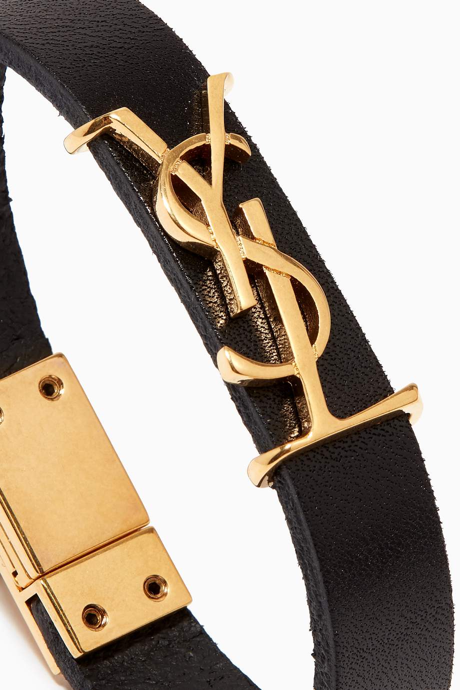 saint laurent opyum charm bracelet in gold brass