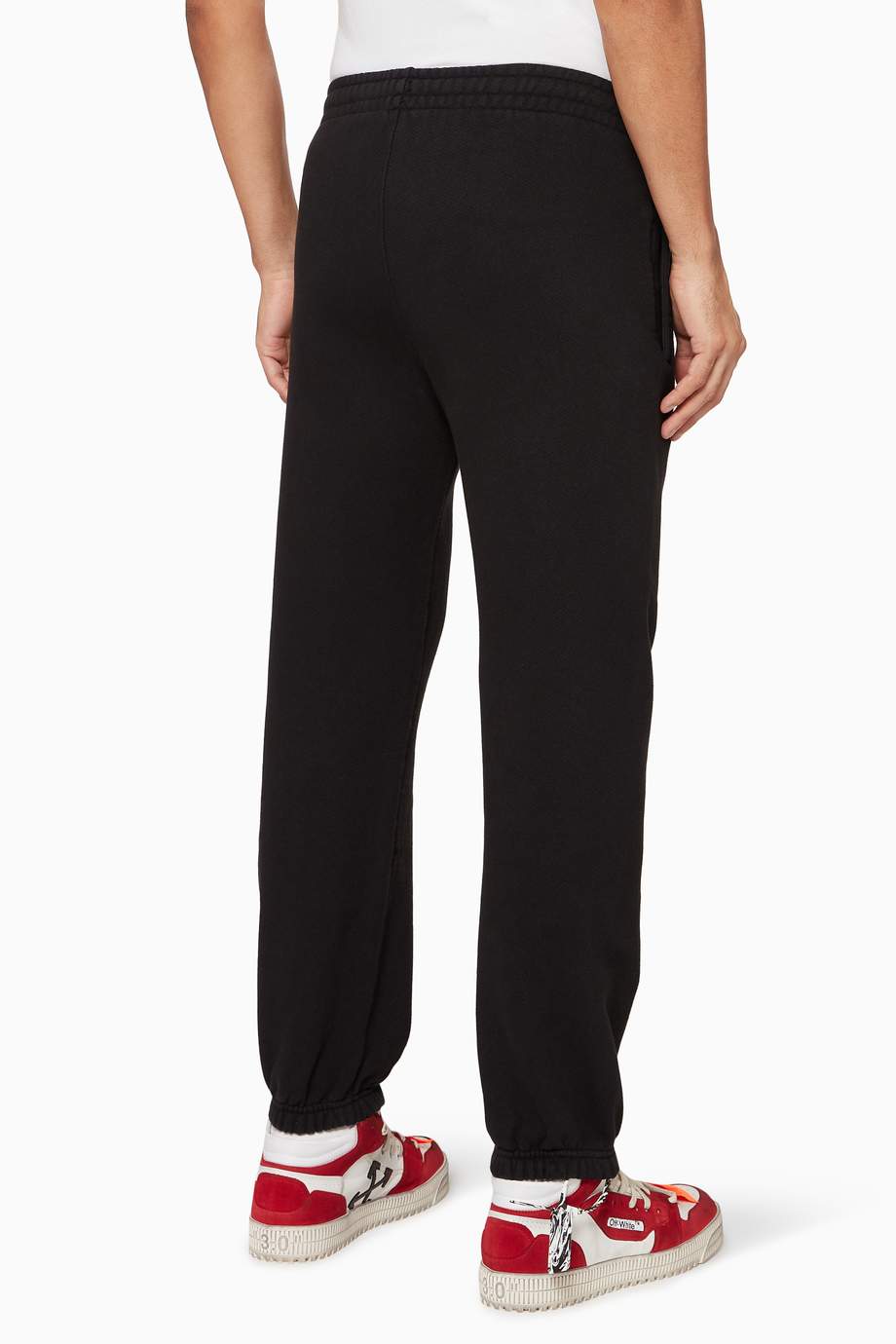 100 percent cotton white sweatpants
