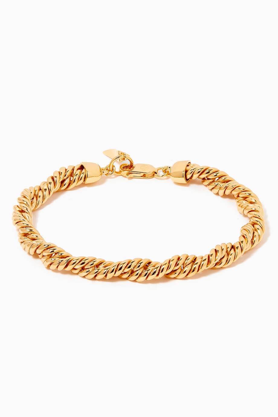 Shop Missoma Gold Marina Double Chain Bracelet in 18kt GoldPlated