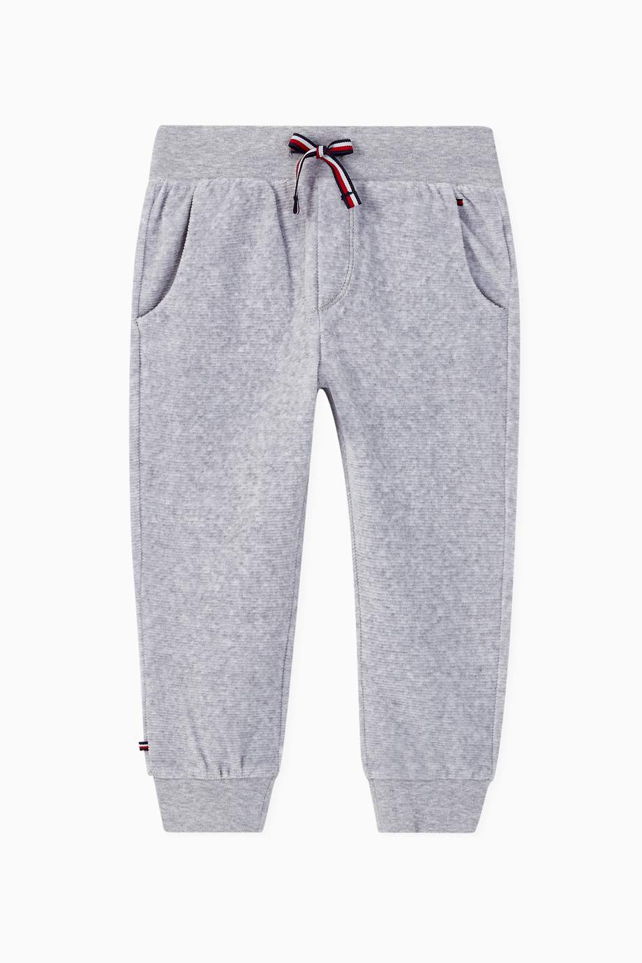 tommy hilfiger velour joggers