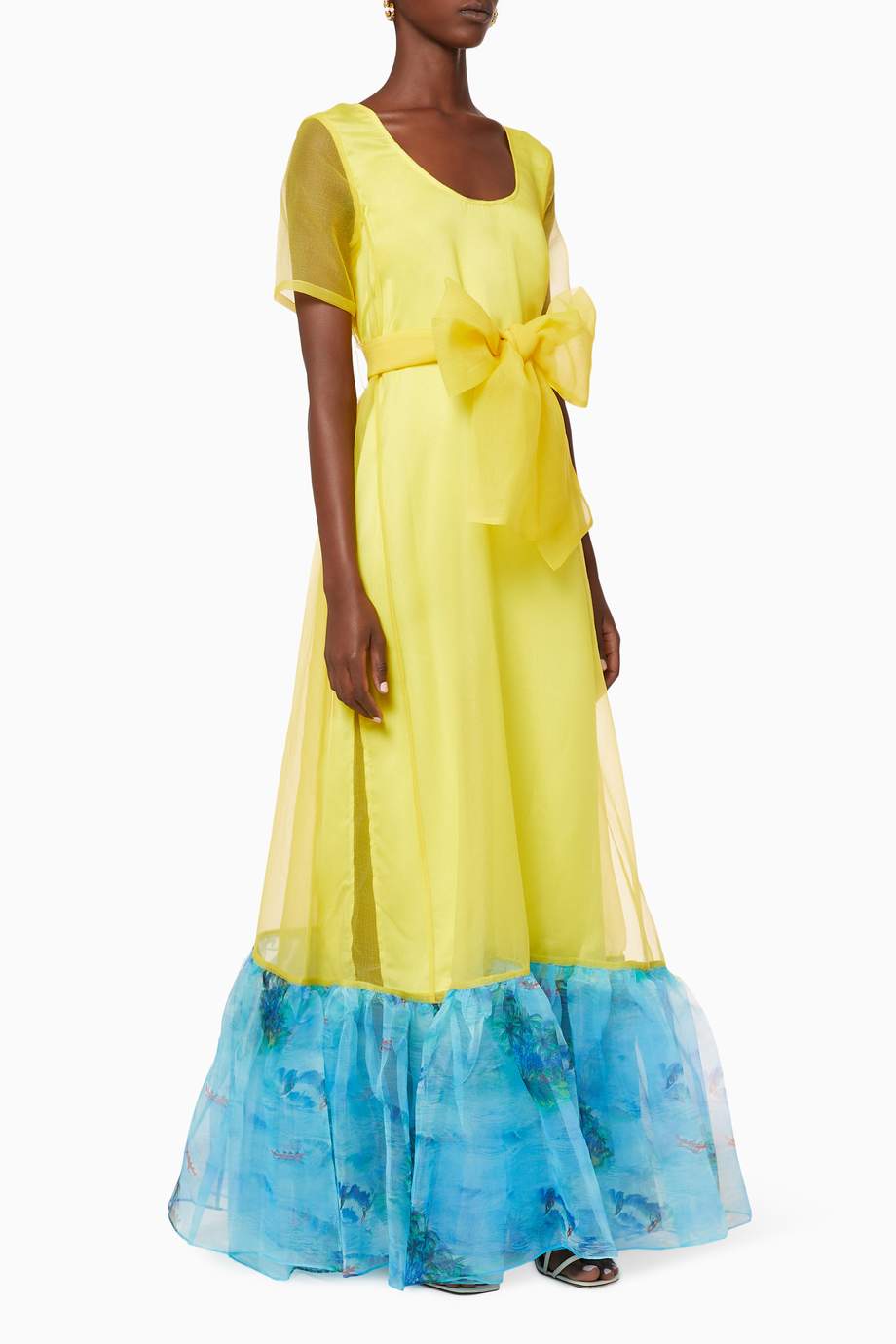 staud yellow dress