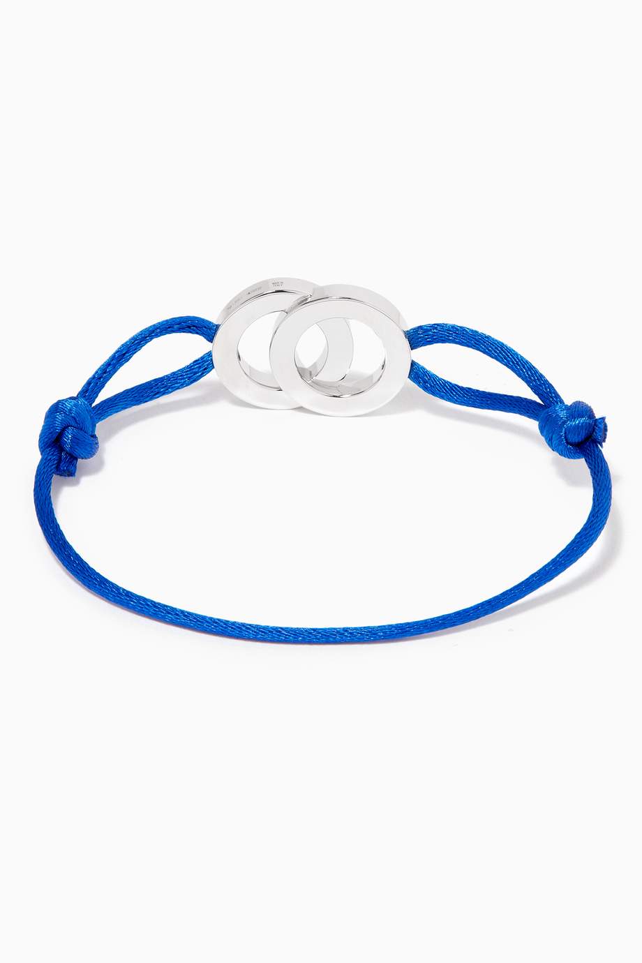 Shop BVLGARI Blue BVLGARI BVLGARI Bracelet in Sterling Silver for Women