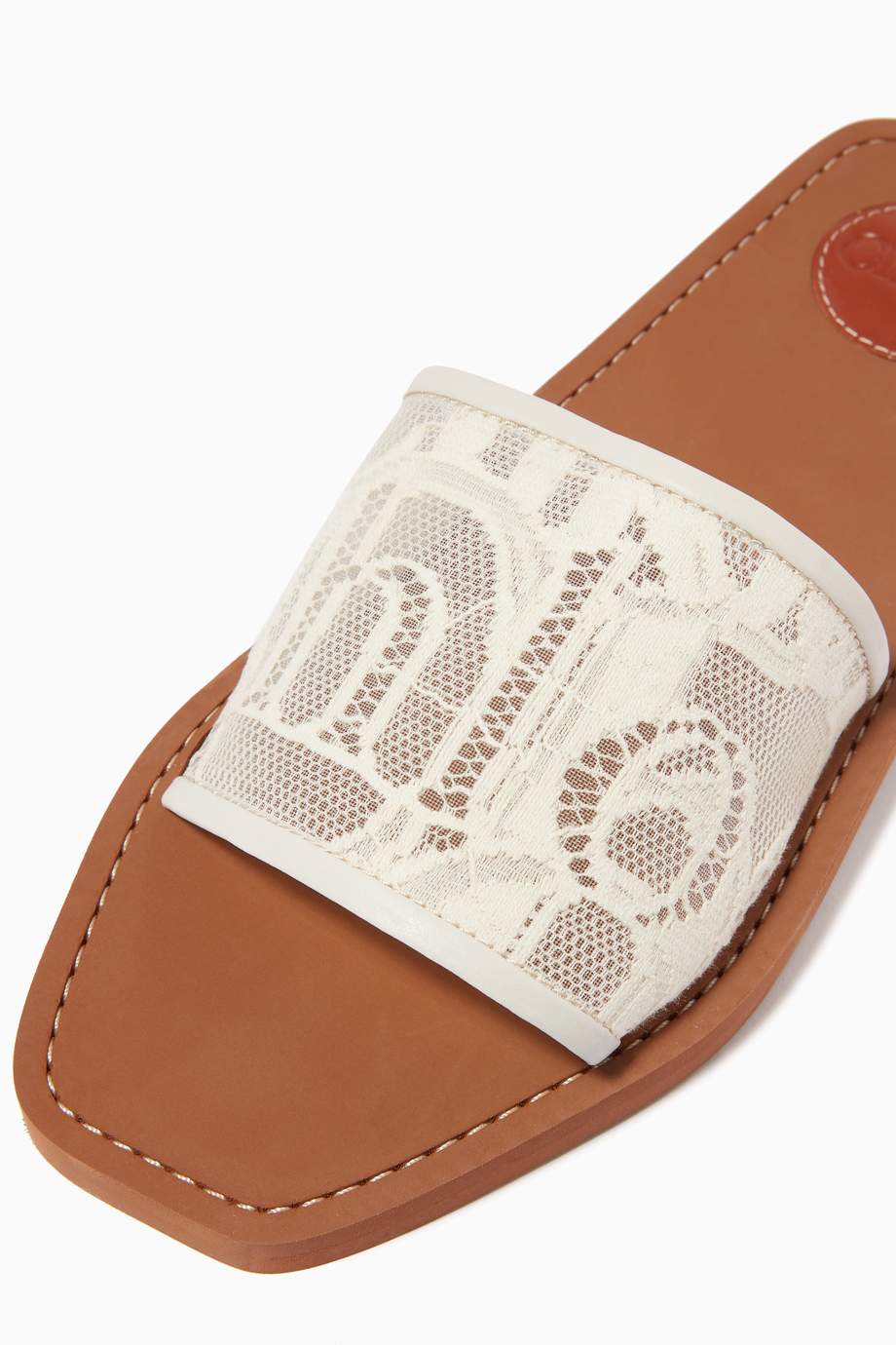 chloe flat mule sandals
