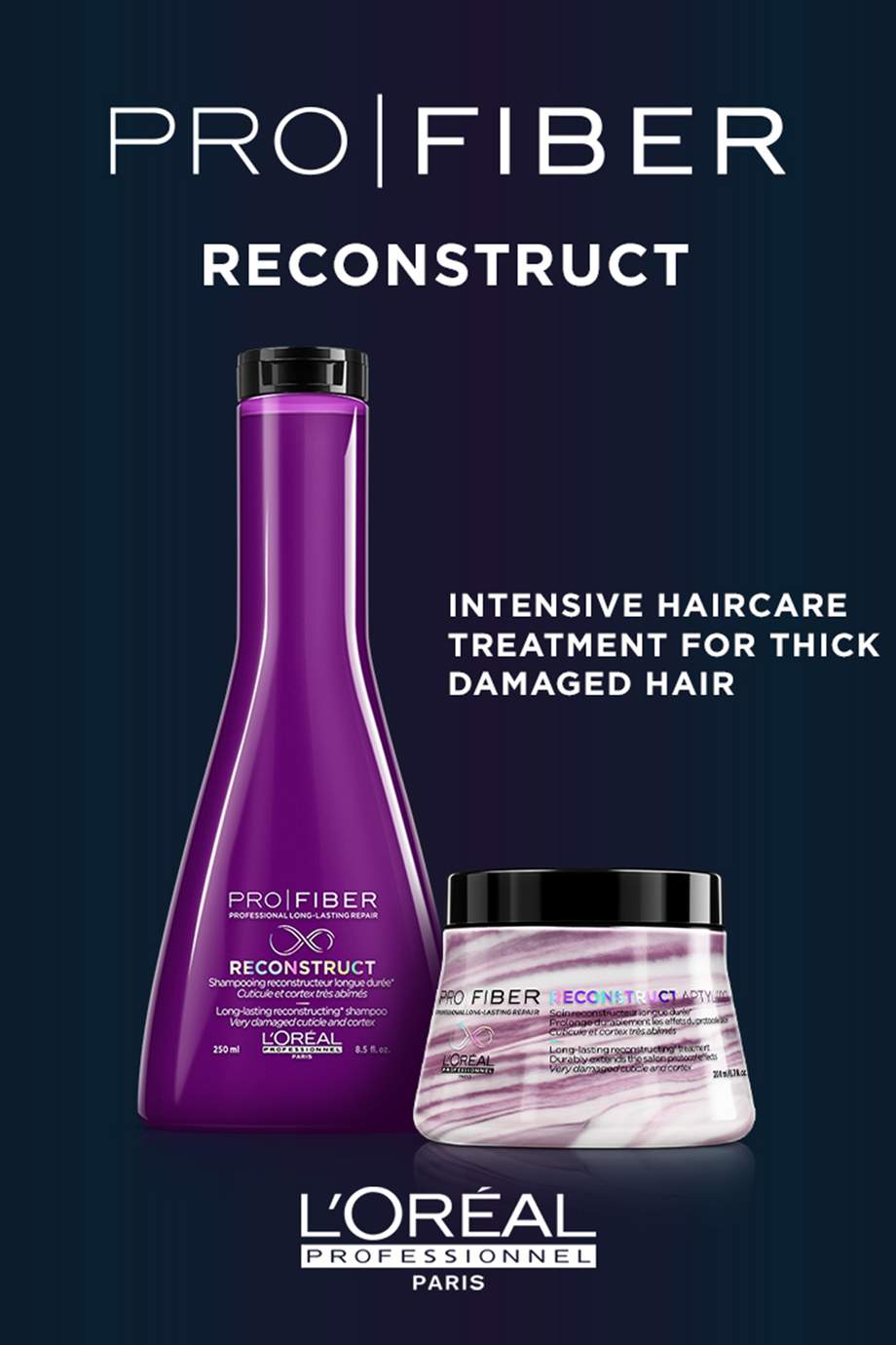 Shop L’Oréal Professionnel Multicolour Pro Fiber Reconstruct Shampoo