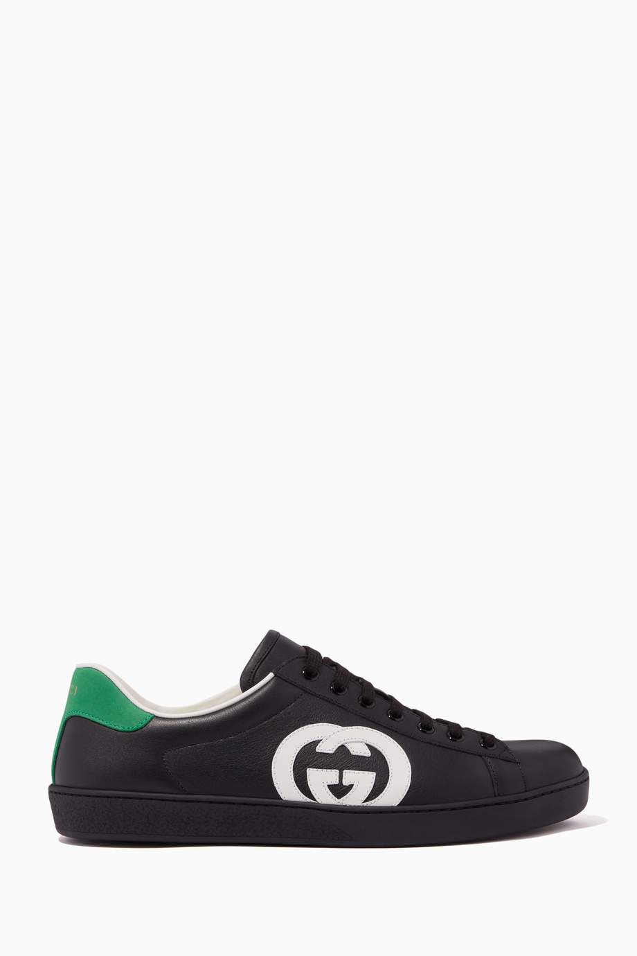 gucci ace interlocking g leather sneaker
