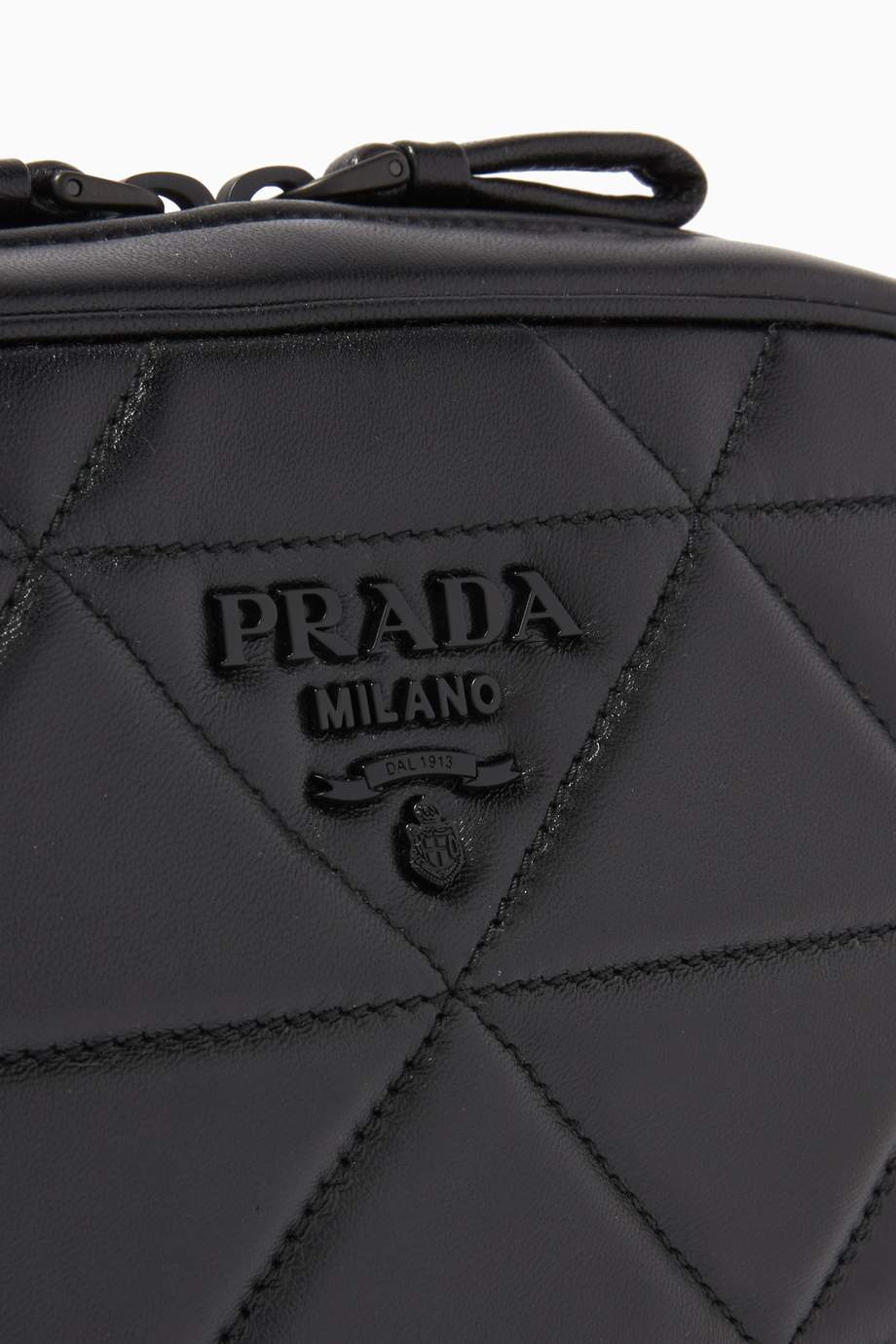 Shop Prada Black Prada Spectrum Shoulder Bag in Quilted Nappa Leather