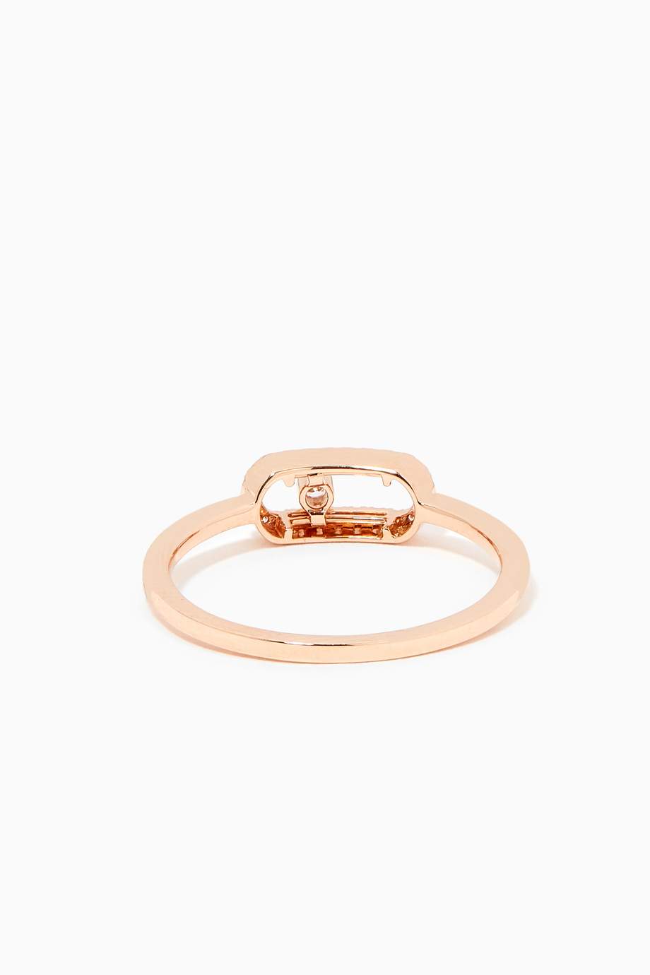 Shop Messika Gold Move Uno Diamond Ring in 18kt Rose Gold ...
