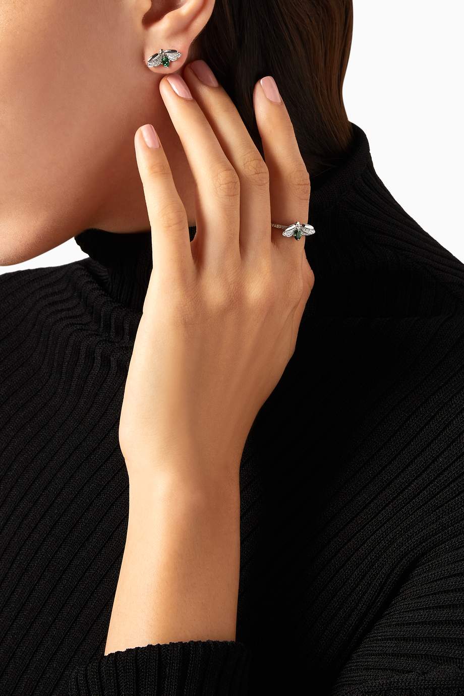 Shop Tiffany & Co. Silver Tiffany Paper Flowers™ Diamond ...