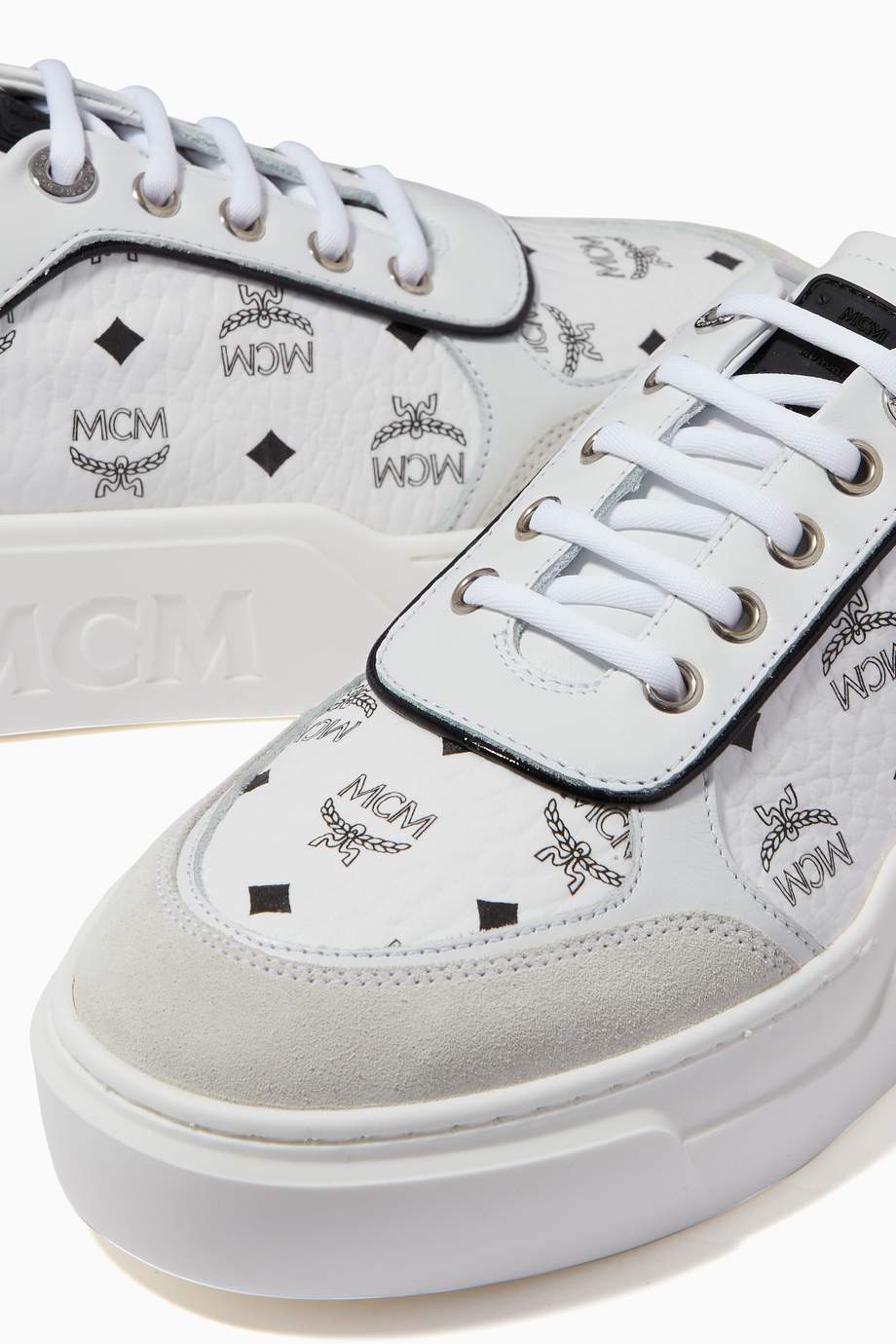 mcm skyward platform sneakers