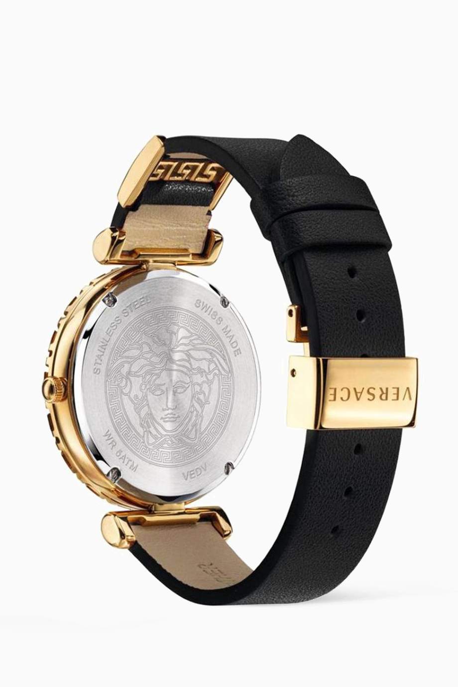 Shop Versace Black Palazzo Empire Greca Quartz Watch for Women Ounass UAE