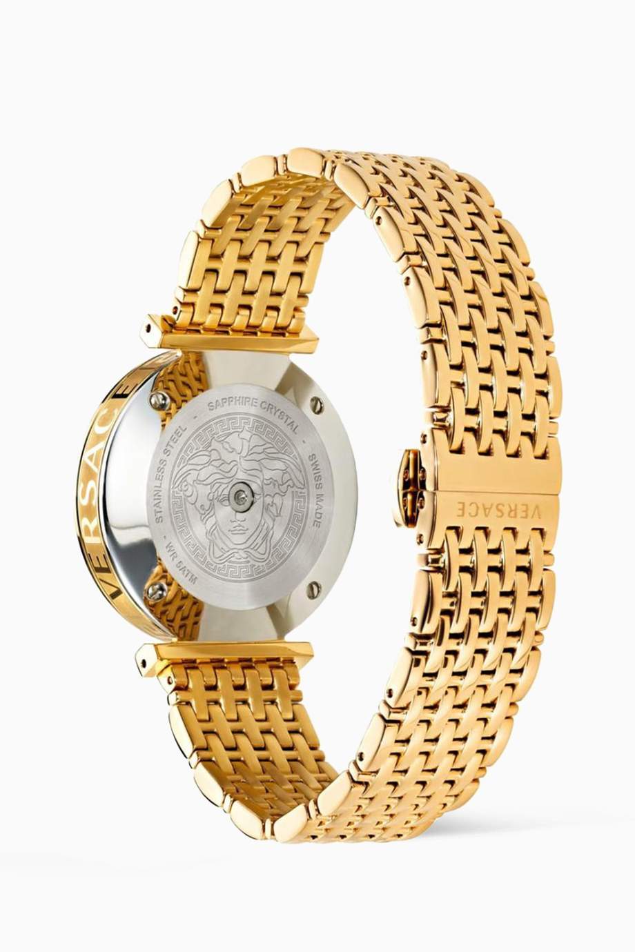 Shop Versace Gold V-Twist Quartz Watch for Women | Ounass UAE