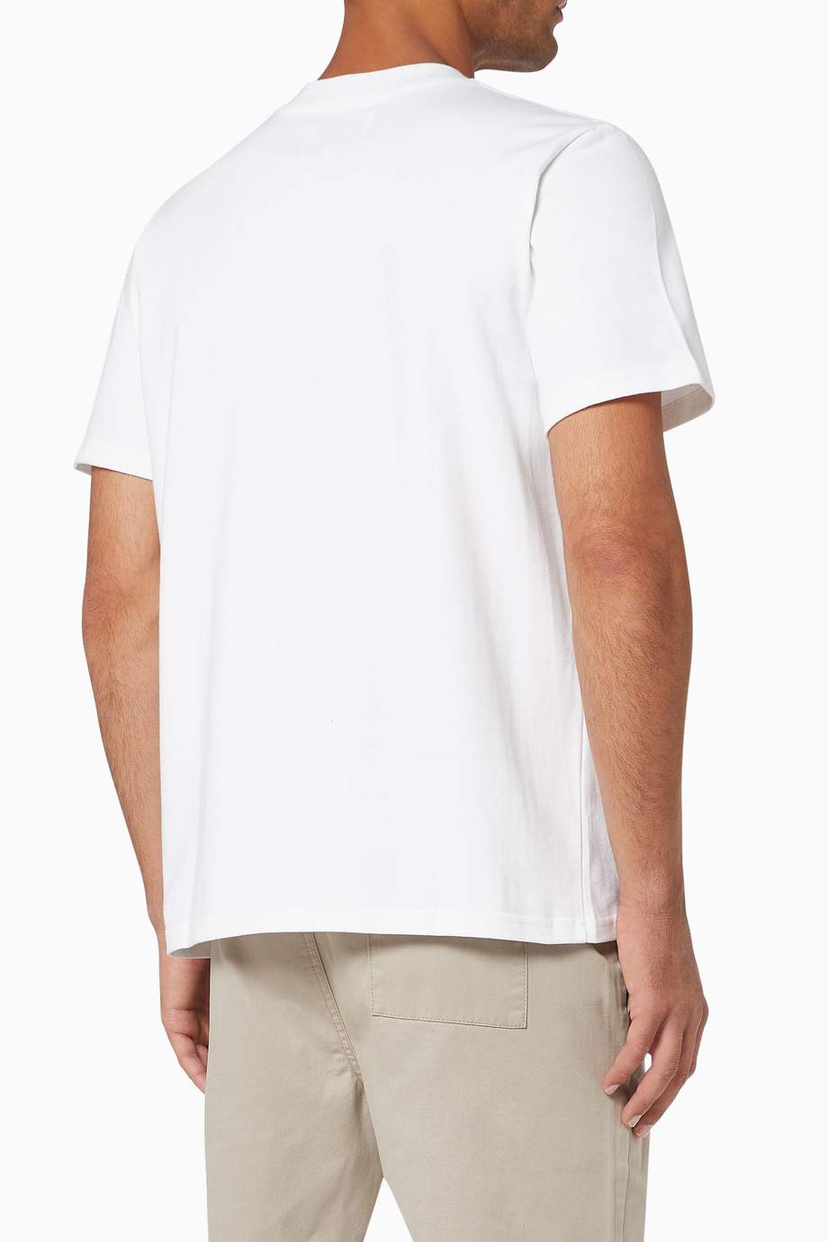Shop Casablanca White Lago Di Casa Cotton T-Shirt for Men | Ounass UAE