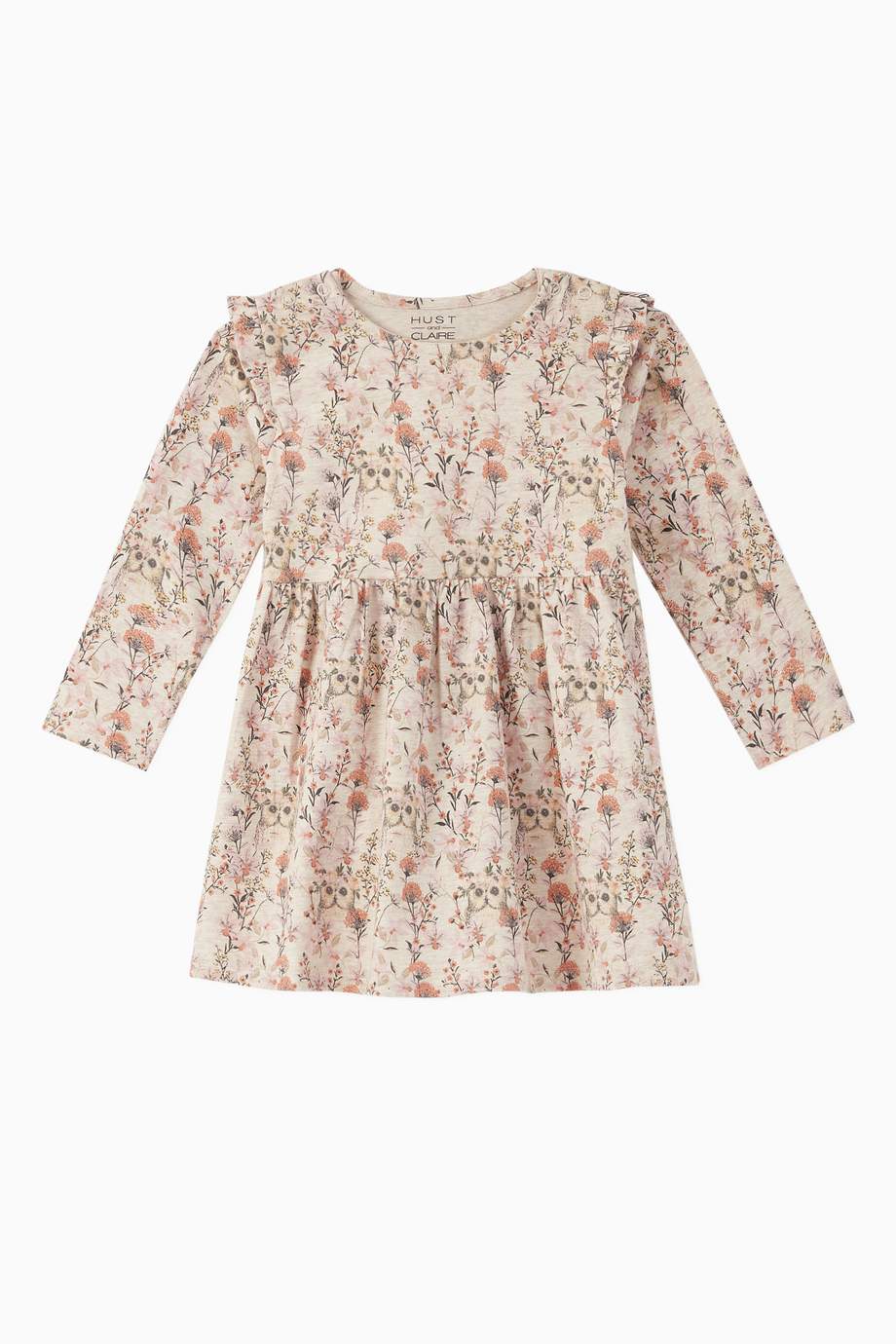 floral jersey robe