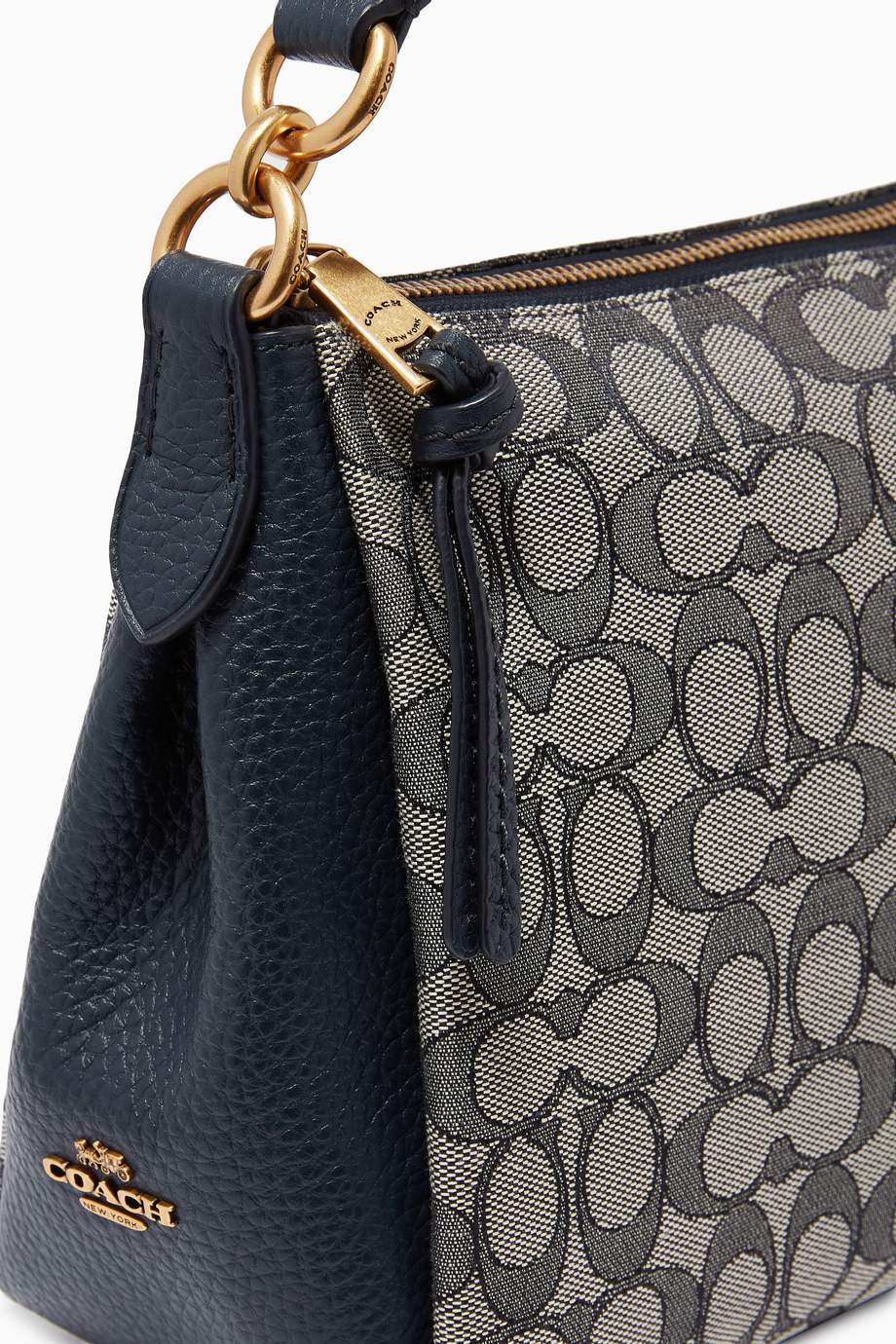 Shop Coach Blue Shay Crossbody in Signature Jacquard for Women Ounass UAE