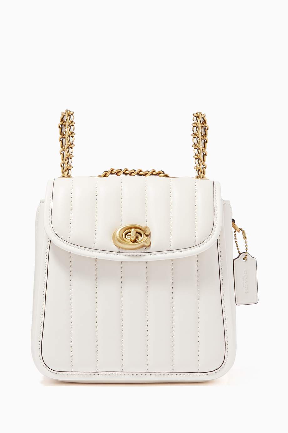 Shop Coach White Madison Convertible Backpack in Leather for Women | Ounass UAE