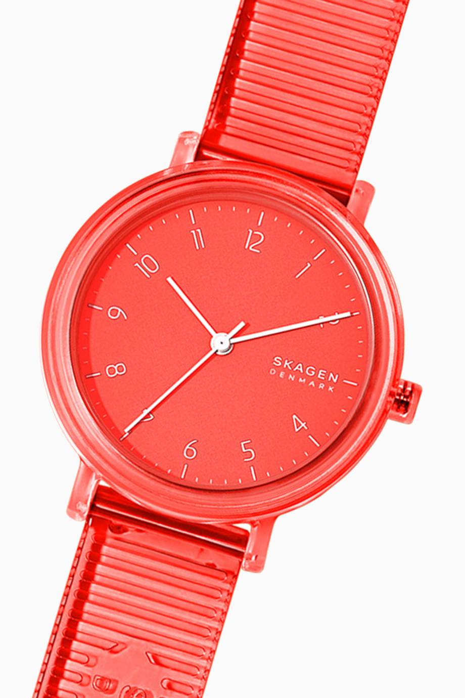 orange skagen watch
