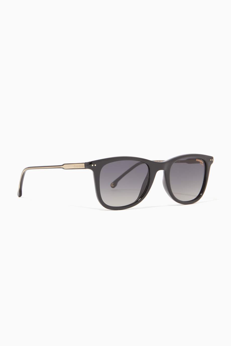 Shop Carrera Black 197/S Rectangular Sunglasses in Optyl for Men