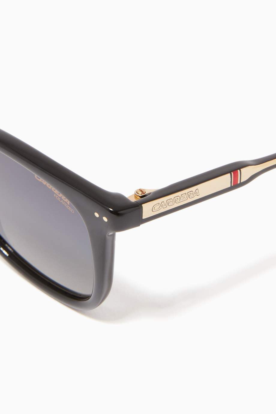 Shop Carrera Black 197/S Rectangular Sunglasses in Optyl for Men