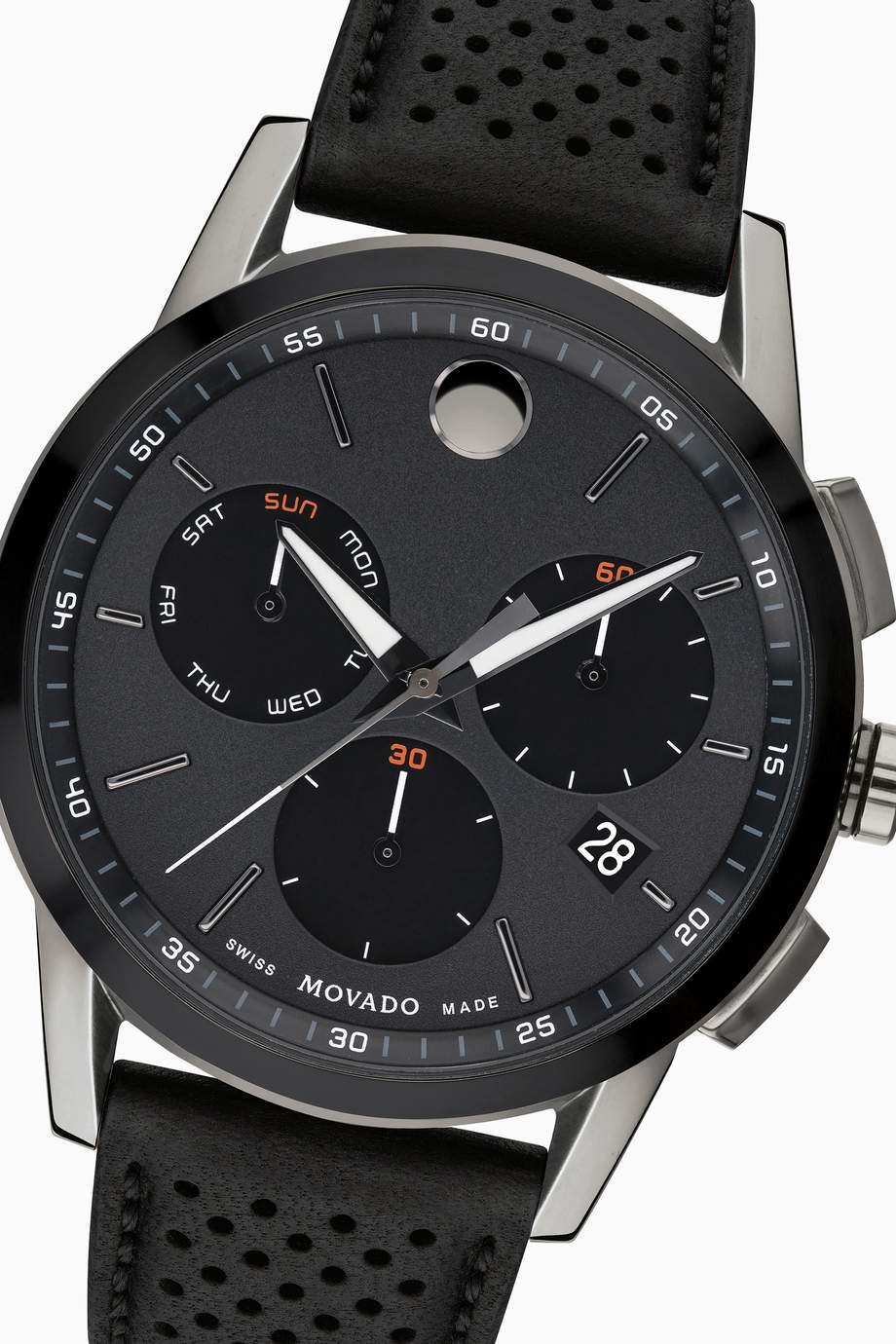 movado museum sport gunmetal