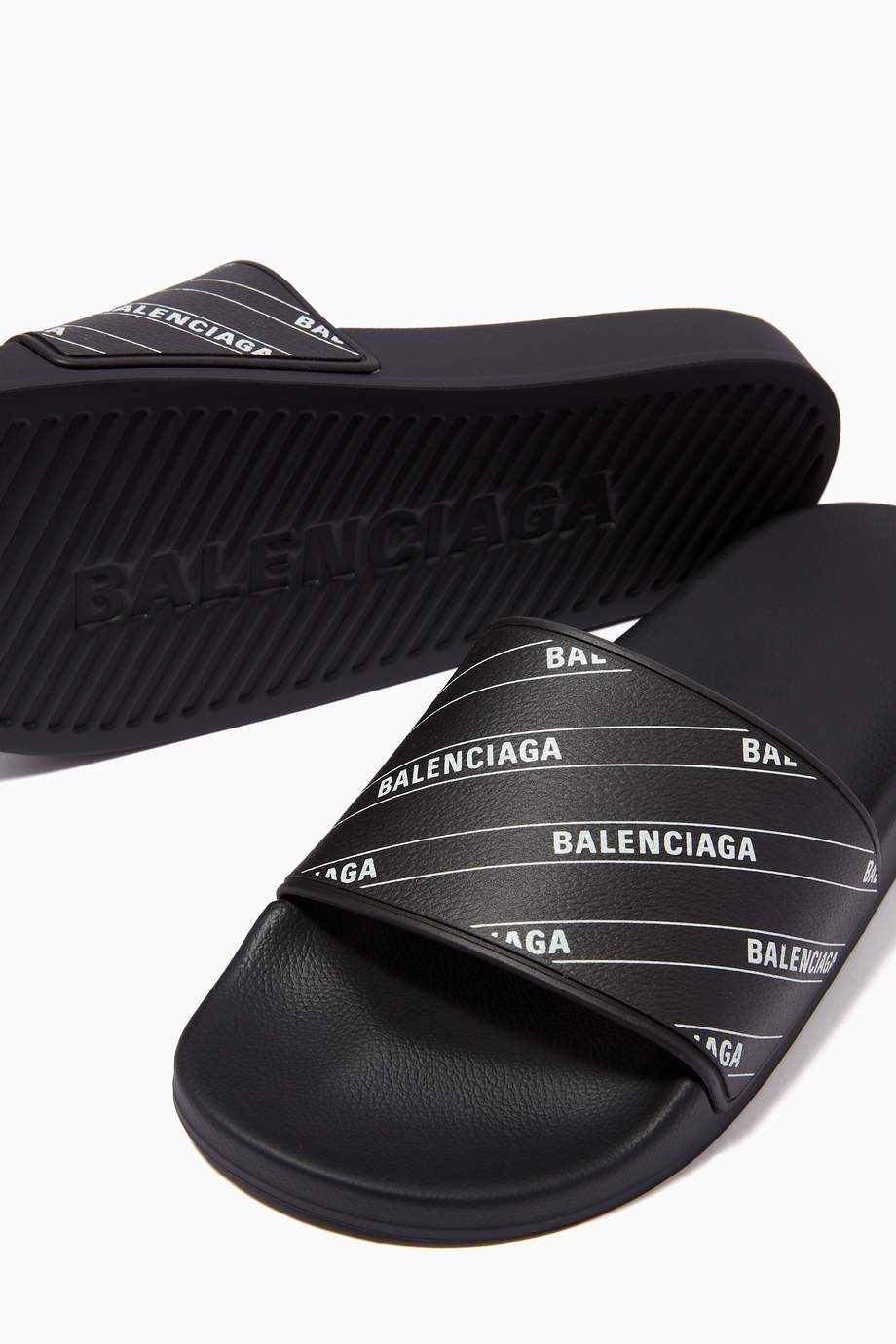 womens designer rubber slides