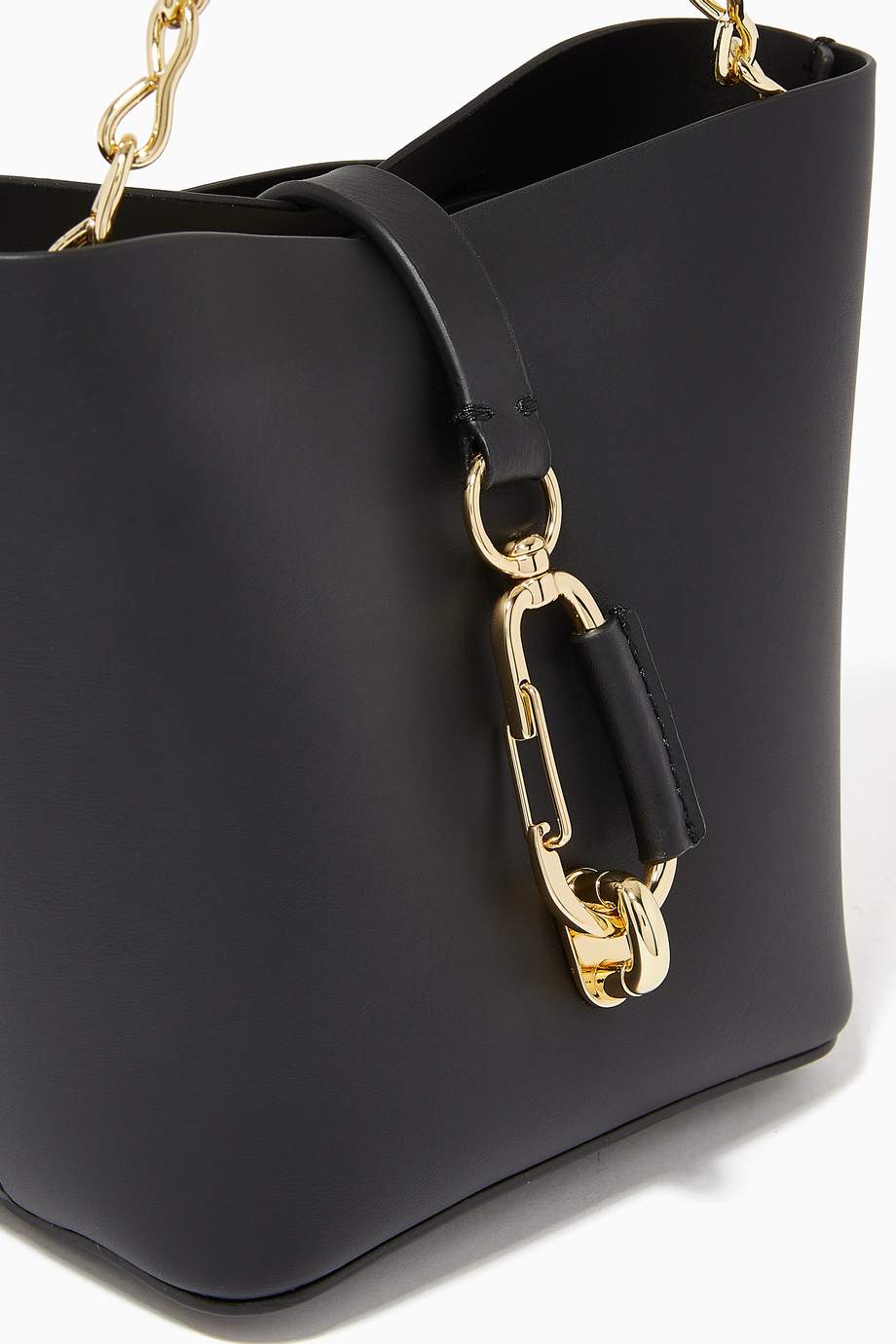 Shop ZAC Zac Posen Black Belay Mini Hobo Crossbody Bag in Leather for Women Ounass UAE