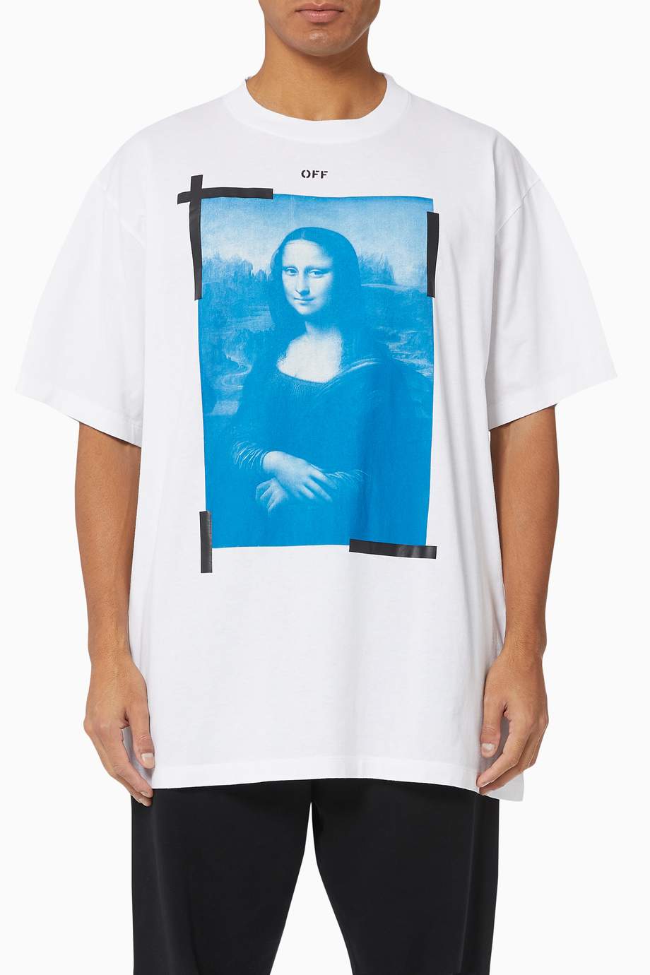 Shop Off-White White Monalisa Oversized Cotton T-Shirt for Men | Ounass ...