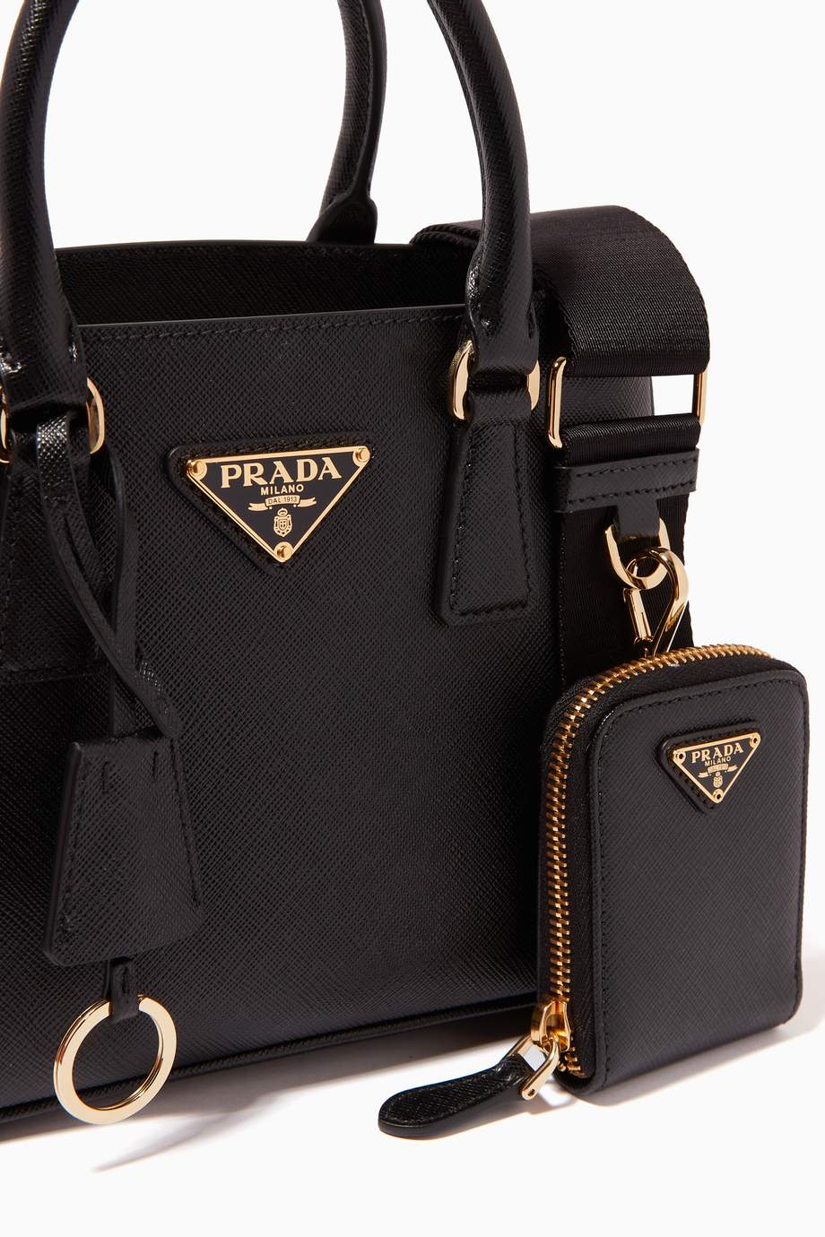 prada galleria bag black