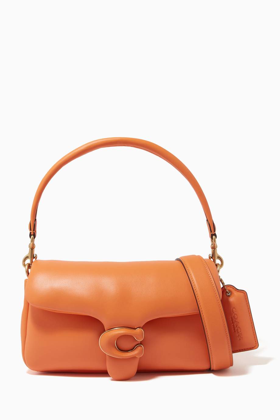 Shop Coach Orange Pillow Tabby Shoulder Bag 26 in Nappa Leather for ...