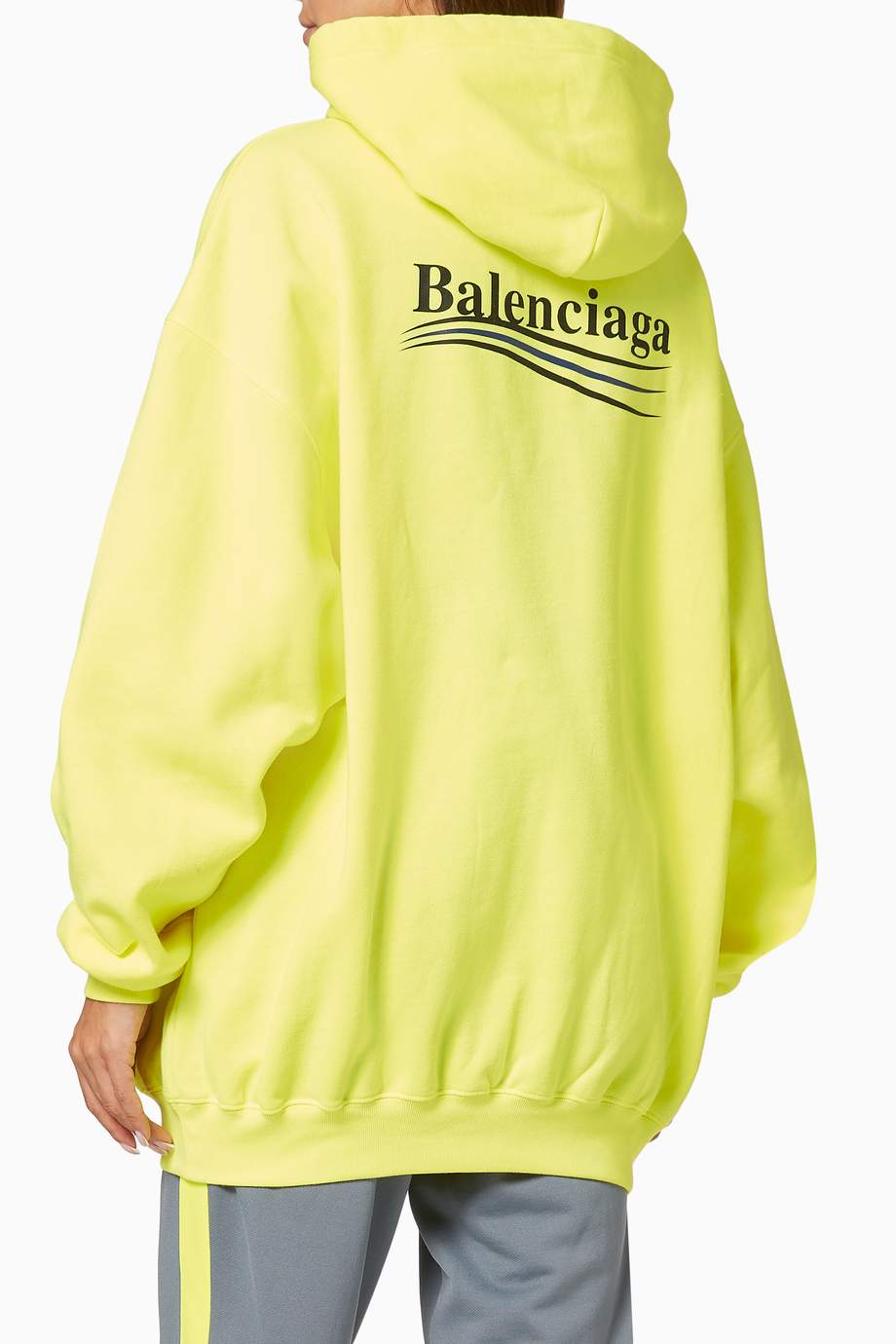 balenciaga sweatsuit womens yellow