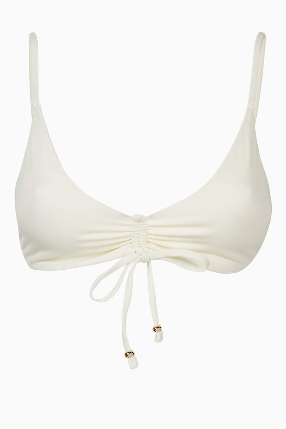 Shop Palm Swimwear Neutral Roberta Bikini Top for Women Ounass Bahrain
